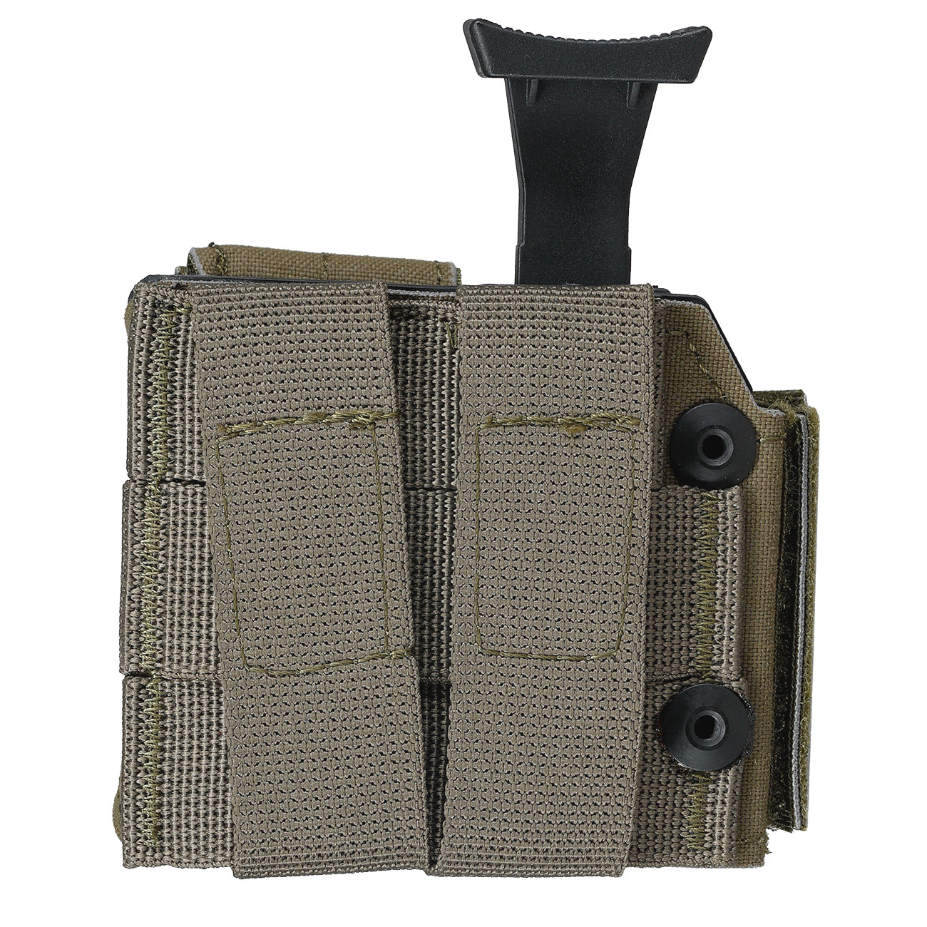 WoSport Universal Safety-Lock Holster für Pistolen Nylon-Fabric rechts oliv Bild 1