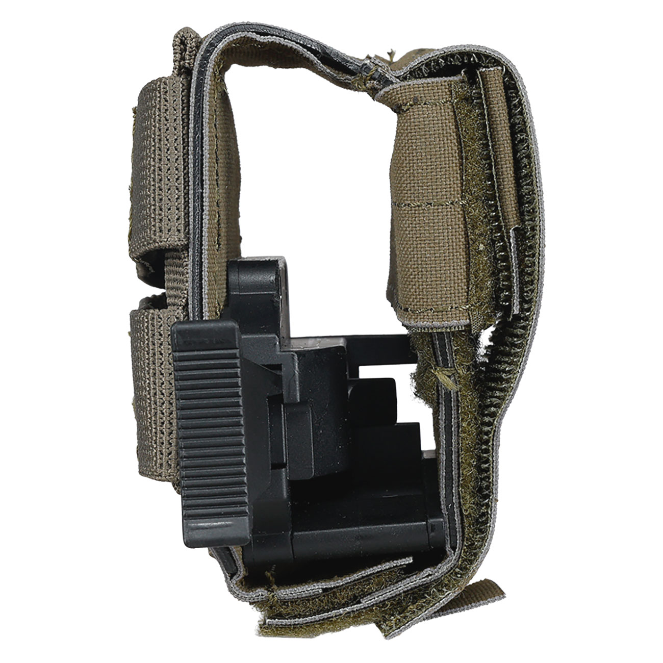 WoSport Universal Safety-Lock Holster für Pistolen Nylon-Fabric rechts oliv Bild 2