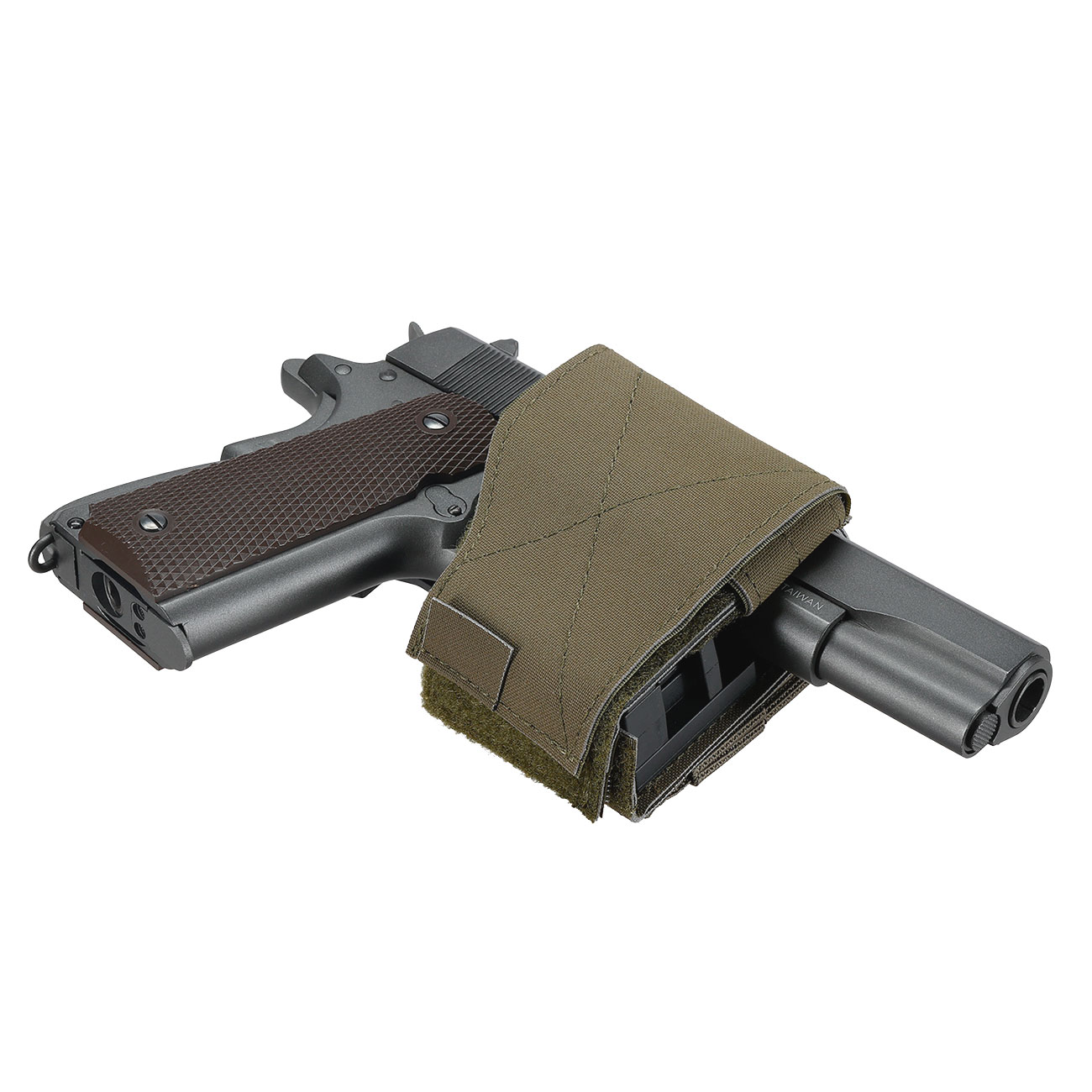 WoSport Universal Safety-Lock Holster für Pistolen Nylon-Fabric rechts oliv Bild 6