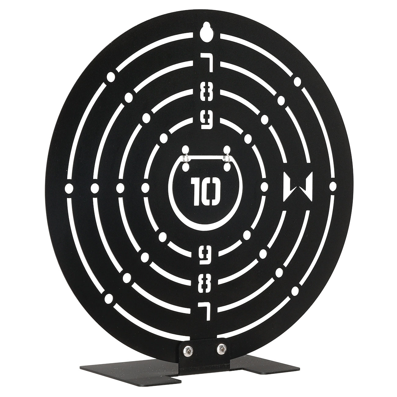 WoSport Circular Training Target bungsziel 230 mm aus Edelstahl schwarz
