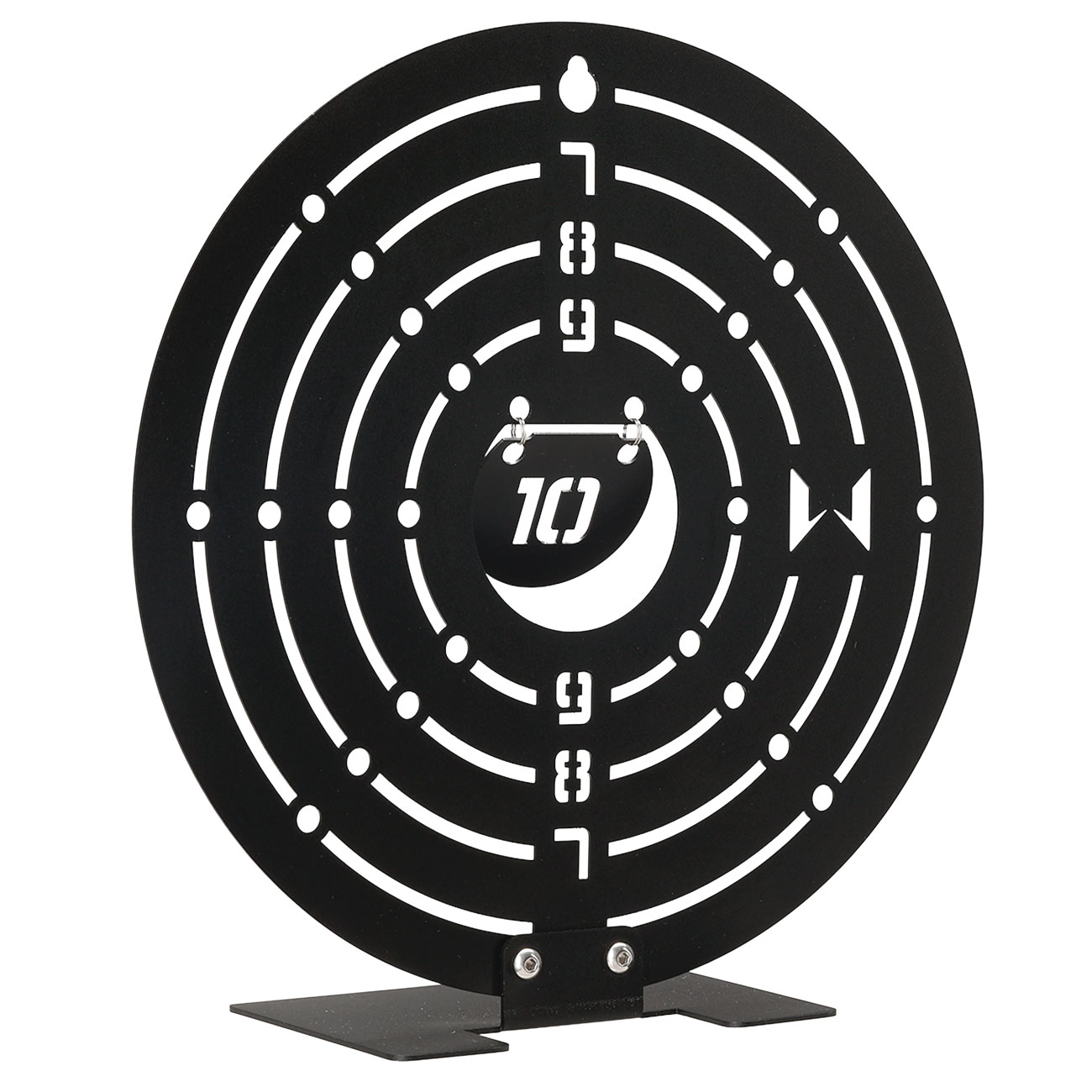 WoSport Circular Training Target bungsziel 230 mm aus Edelstahl schwarz Bild 1