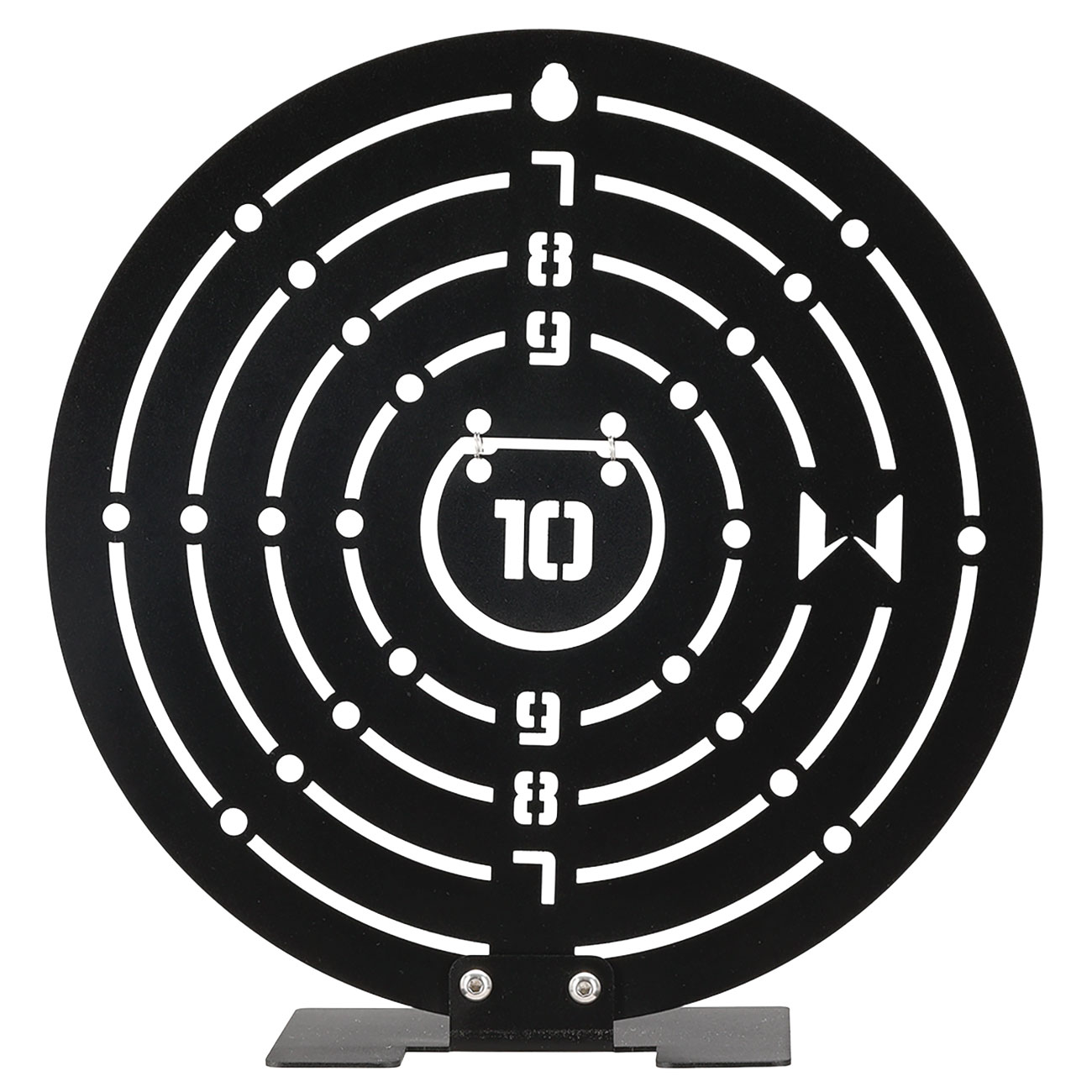 WoSport Circular Training Target bungsziel 230 mm aus Edelstahl schwarz Bild 2