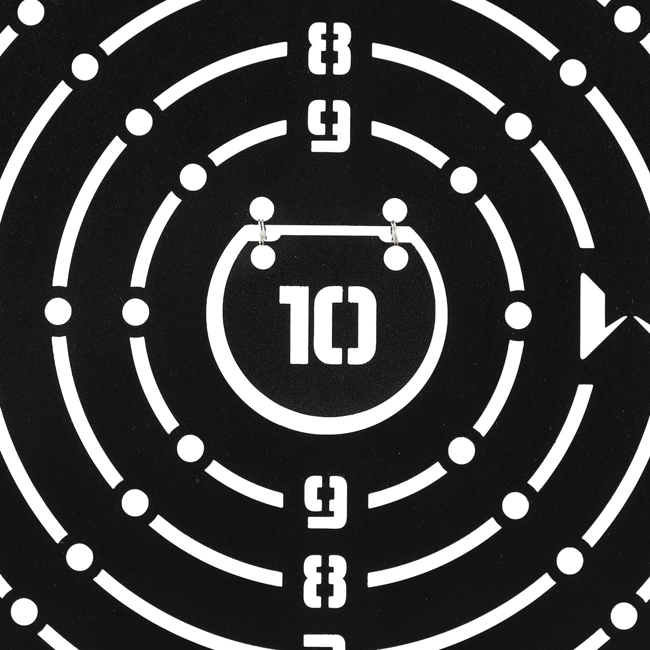 WoSport Circular Training Target bungsziel 230 mm aus Edelstahl schwarz Bild 3