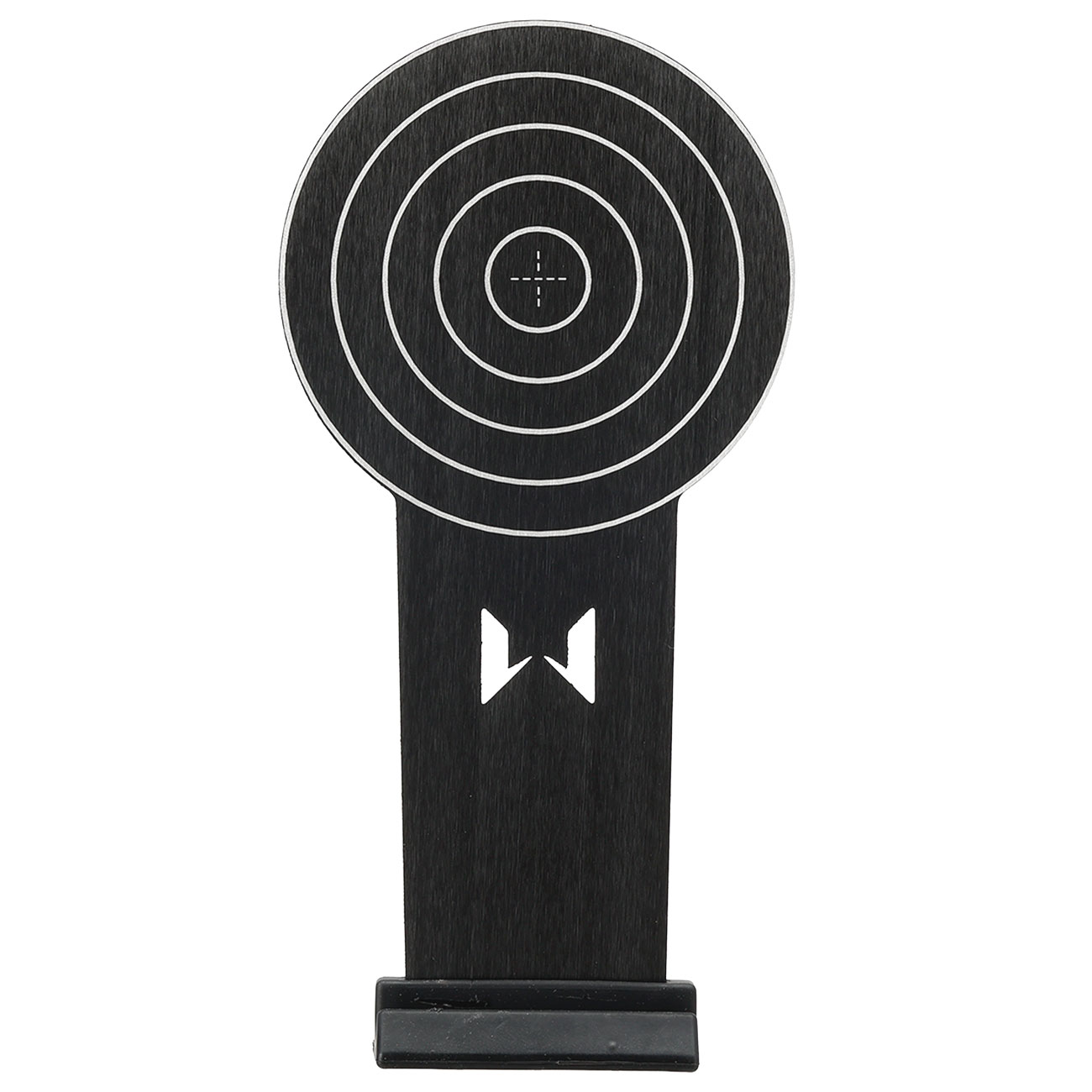 WoSport Shooting Training Target Übungszielfiguren aus Aluminium schwarz - 2 Stück Bild 4