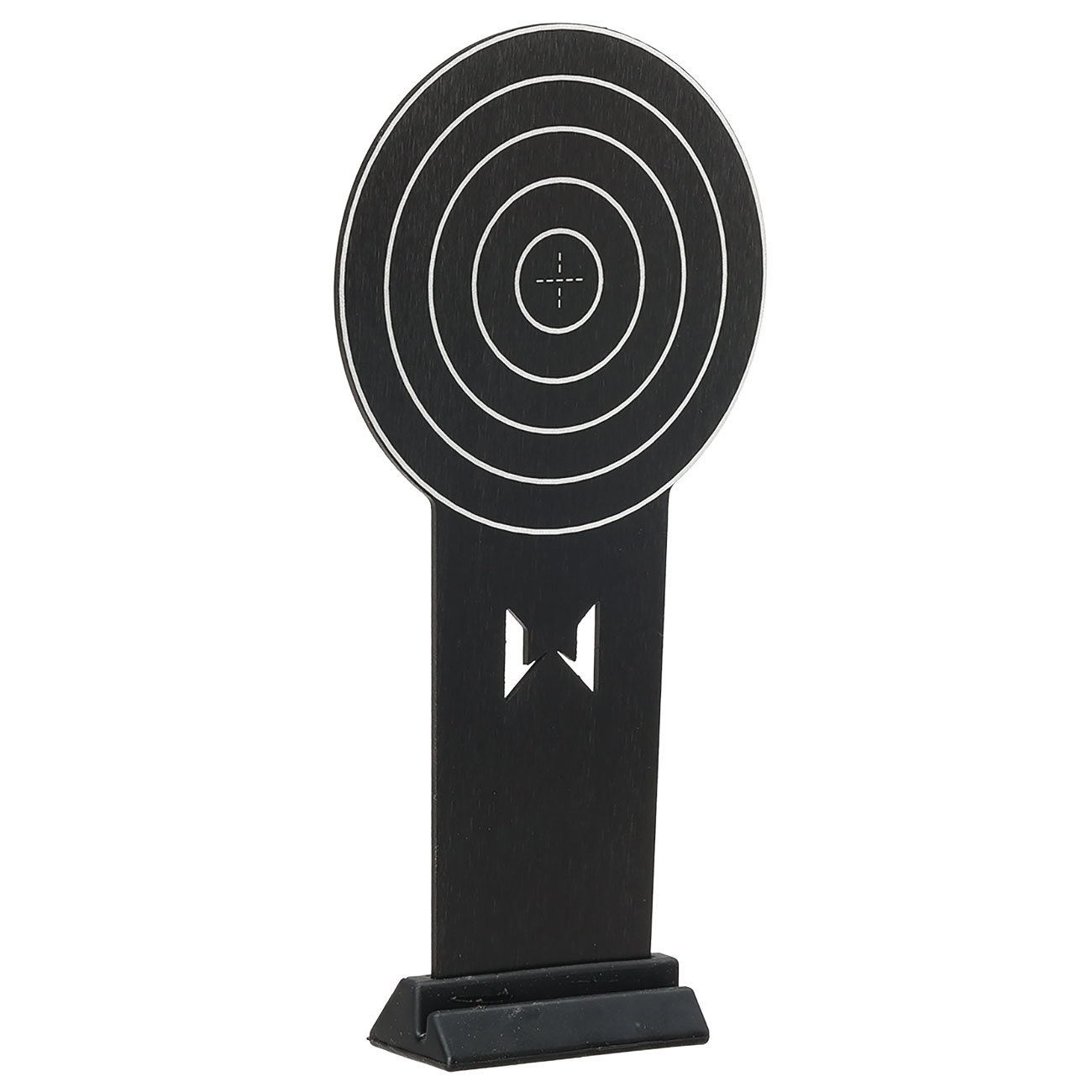 WoSport Shooting Training Target Übungszielfiguren aus Aluminium schwarz - 2 Stück Bild 5