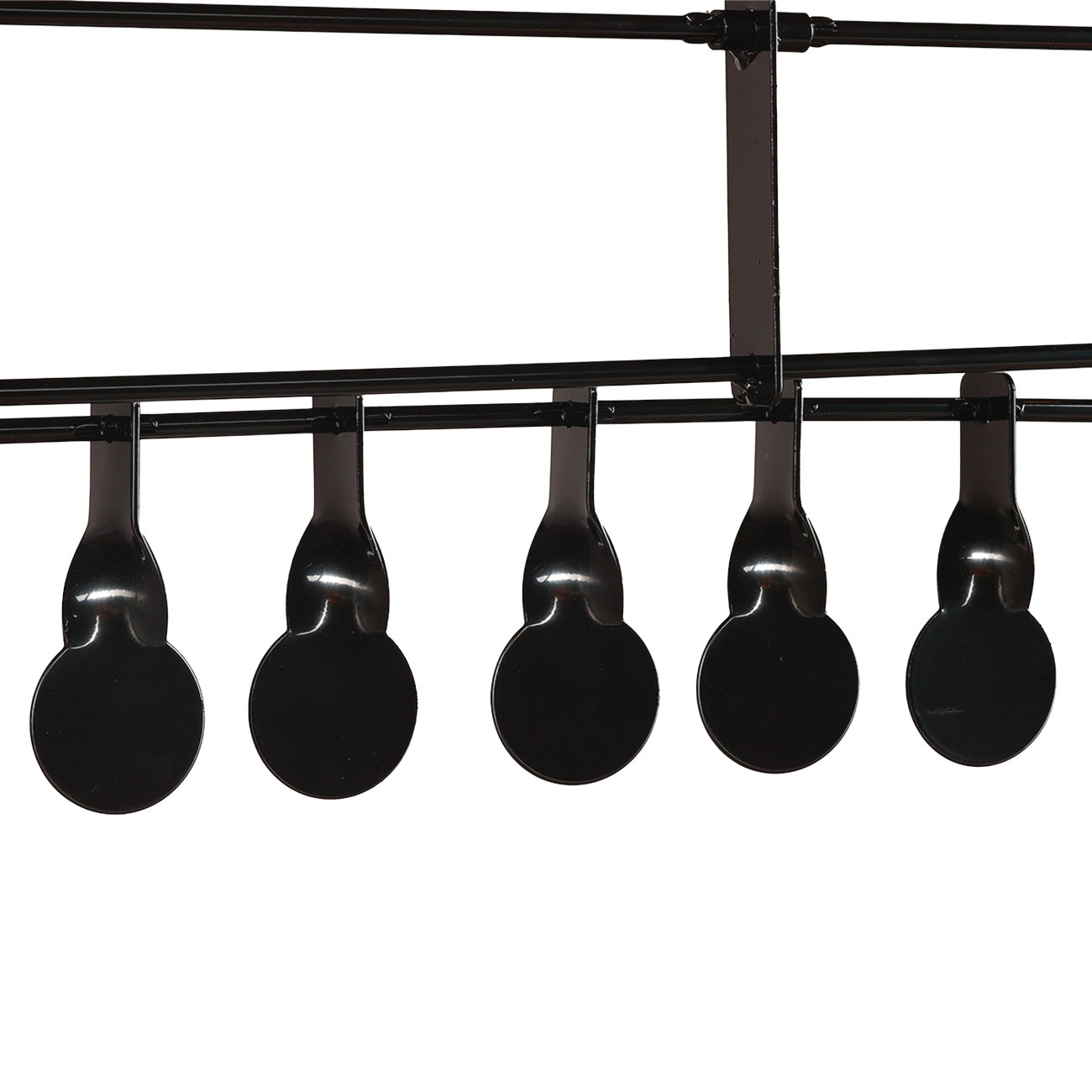 WoSport Wind-Bell Target mit 9 Zielen Metall Pendelspiel schwarz Bild 9