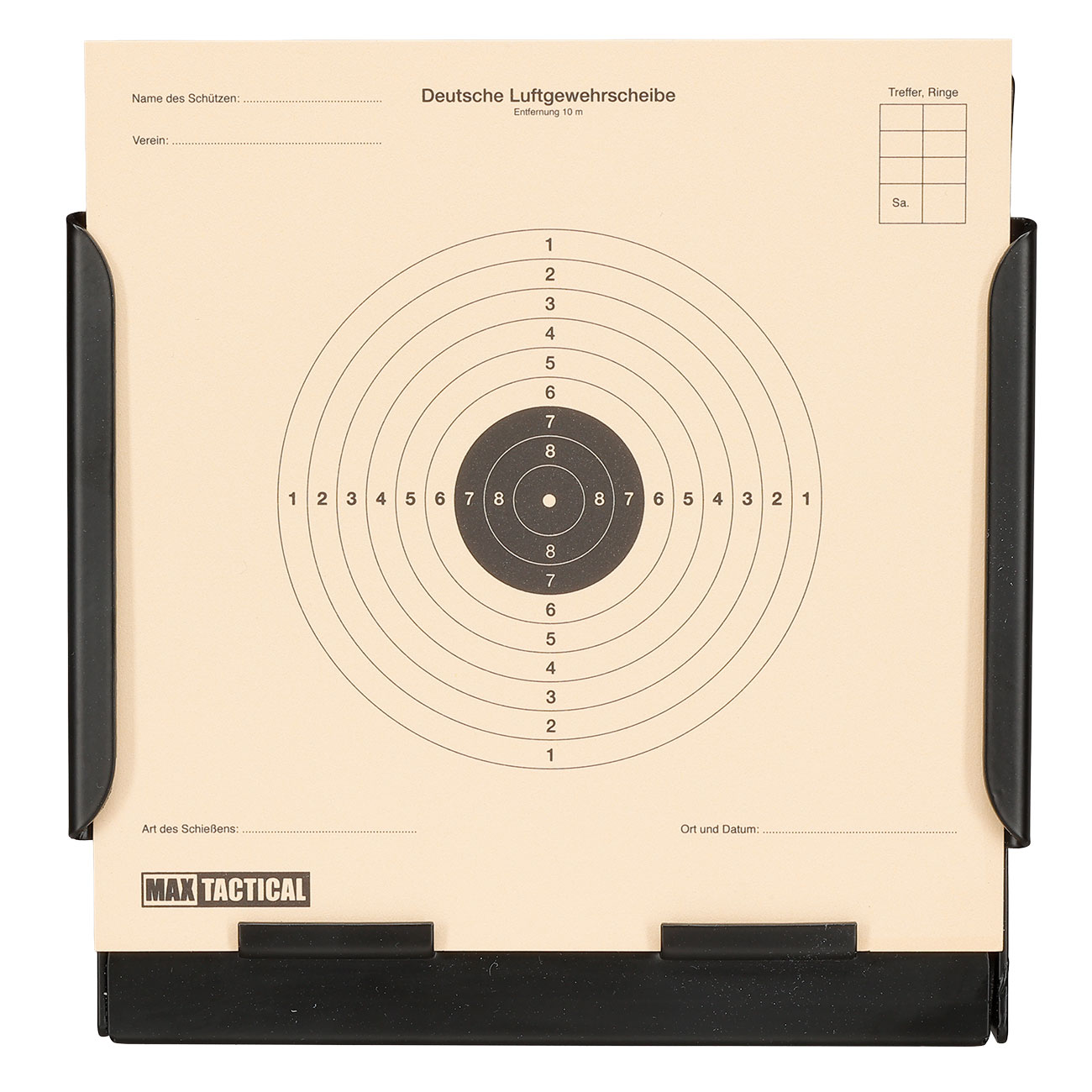 WoSport Kugelfangkasten 14 x 14 cm m. Standfuß für Luftpistolen und Luftgewehre schwarz Bild 2