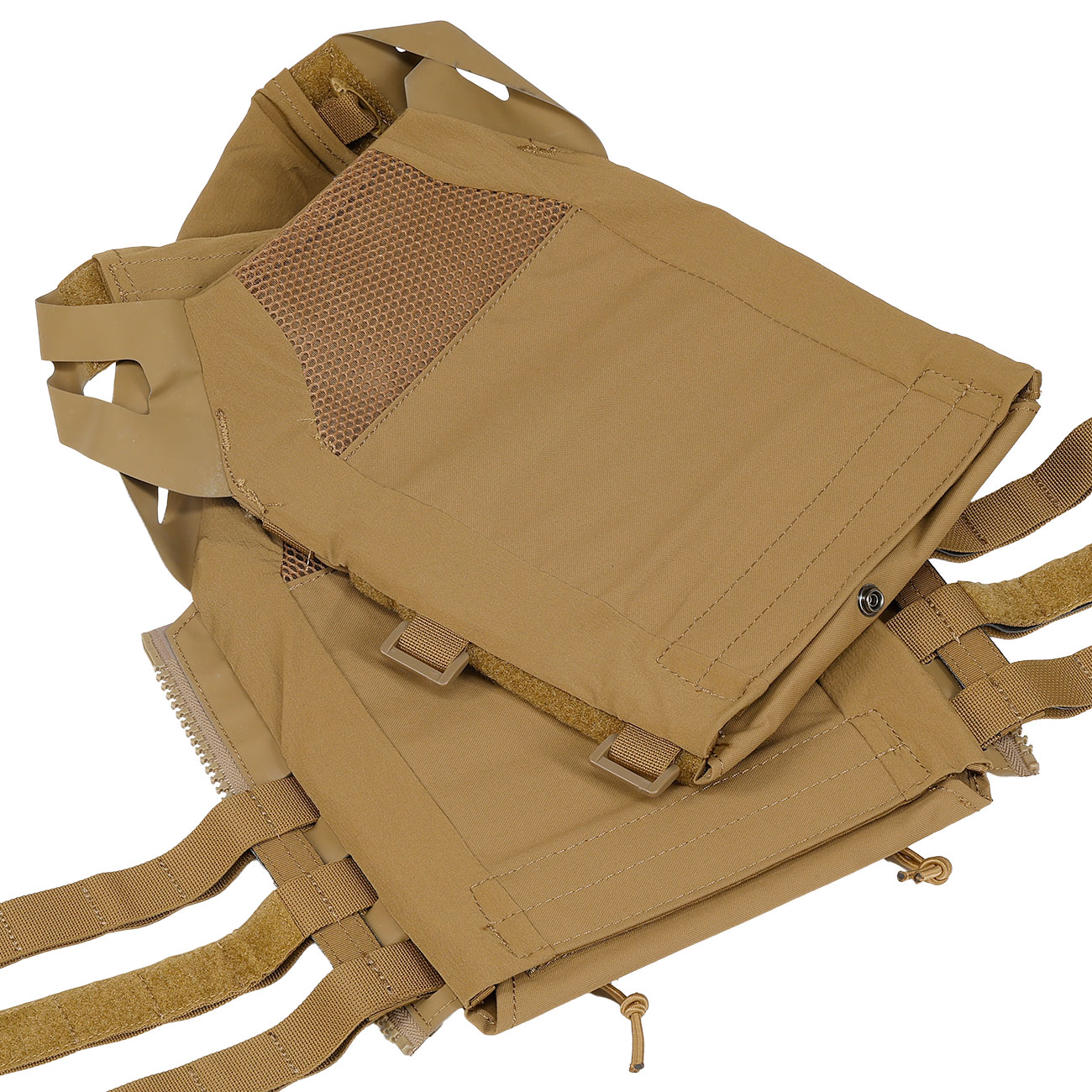 WoSport JPC 2.0 Style Plate Carrier Molle-Plattentrger Weste verstellbar coyote Bild 7