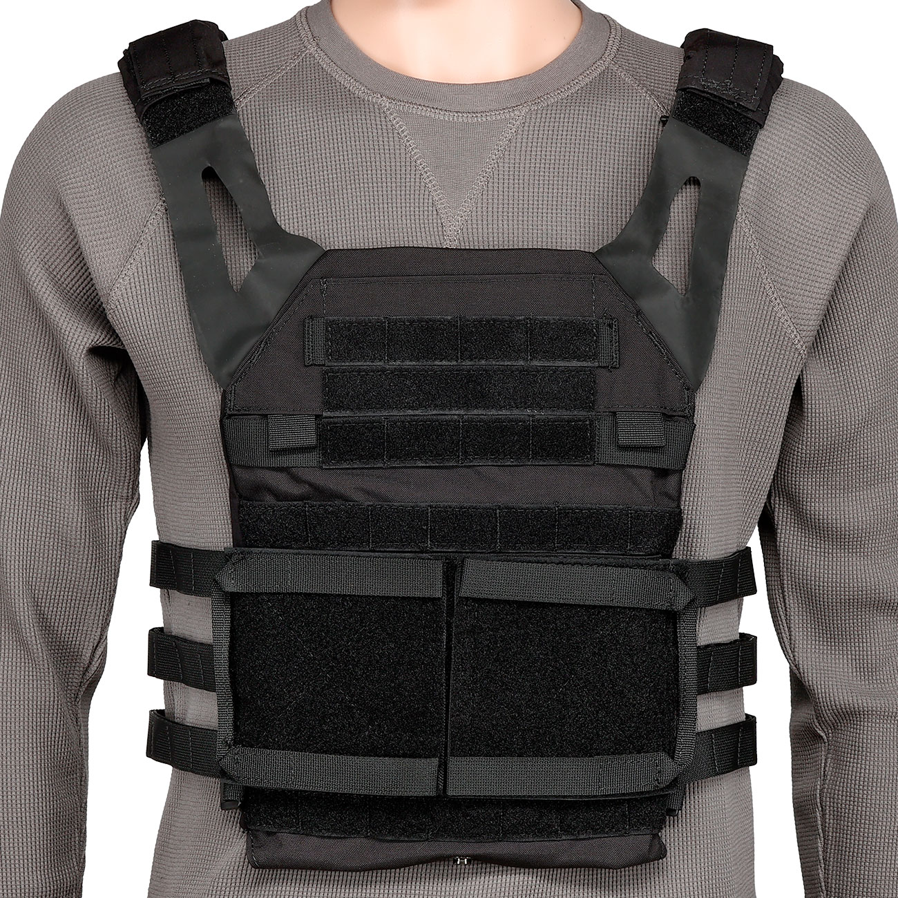 WoSport JPC 2.0 Style Plate Carrier Molle-Plattentrger Weste verstellbar schwarz Bild 1