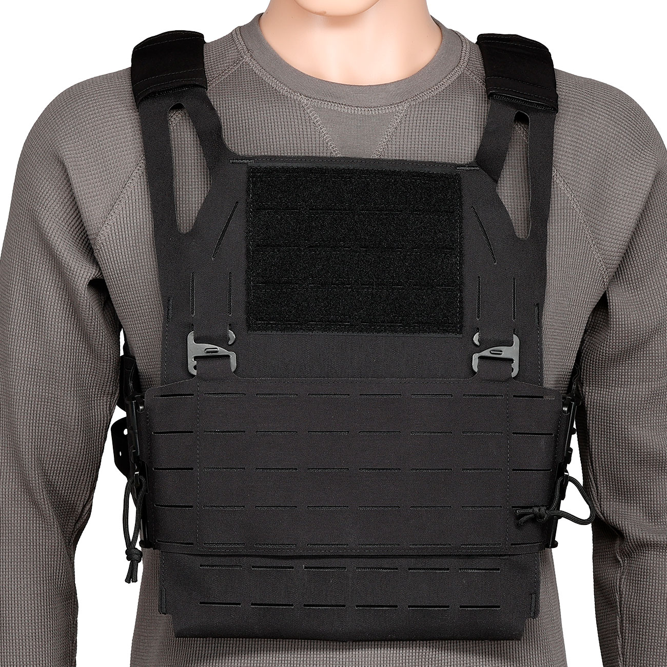 WoSport K-Style Plate Carrier Molle-Plattentrger Weste verstellbar schwarz Bild 1