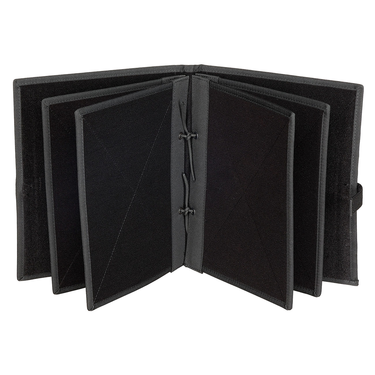 WoSport Patch Sammelbuch / Sammelmappe - The Book Of Patches mit 10 Flauschseiten schwarz Bild 1