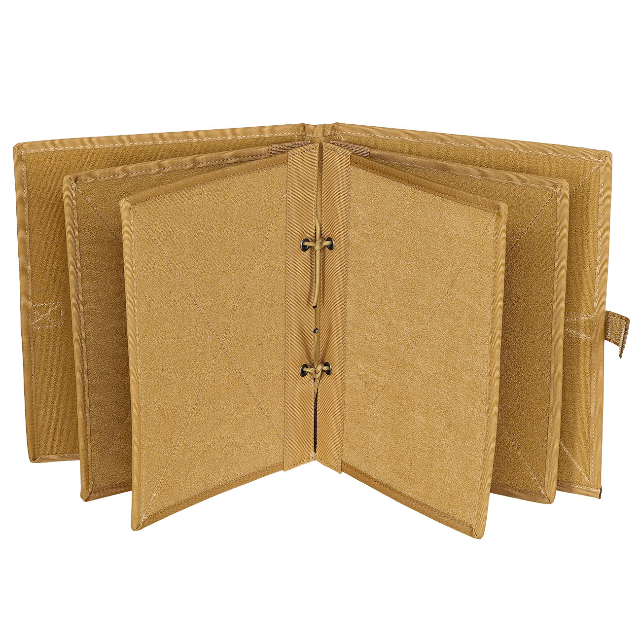 WoSport Patch Sammelbuch / Sammelmappe - The Book Of Patches mit 10 Flauschseiten coyote Bild 1