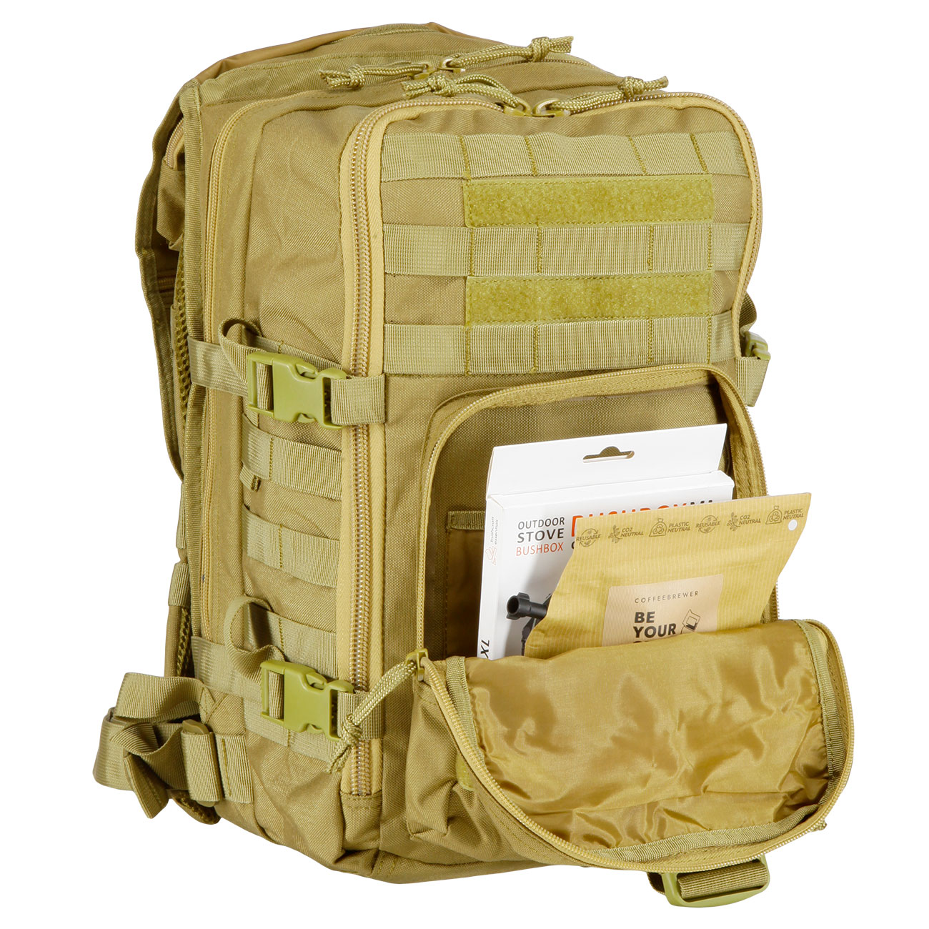 Defcon 5 Rucksack Easy 45 Liter coyote tan Bild 10