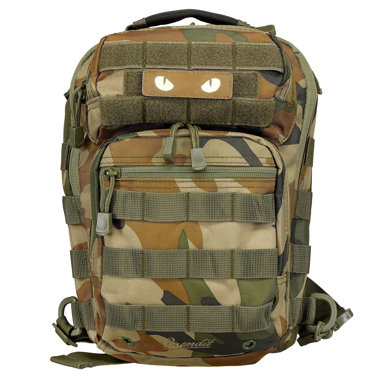 101INC Lasercut Patch Cat Eyes Coyote leuchtend mit Klett auf der Rckseite Bild 3