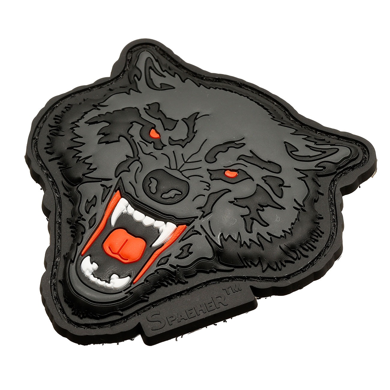 JTG Patch Angry Wolf Head Bild 2