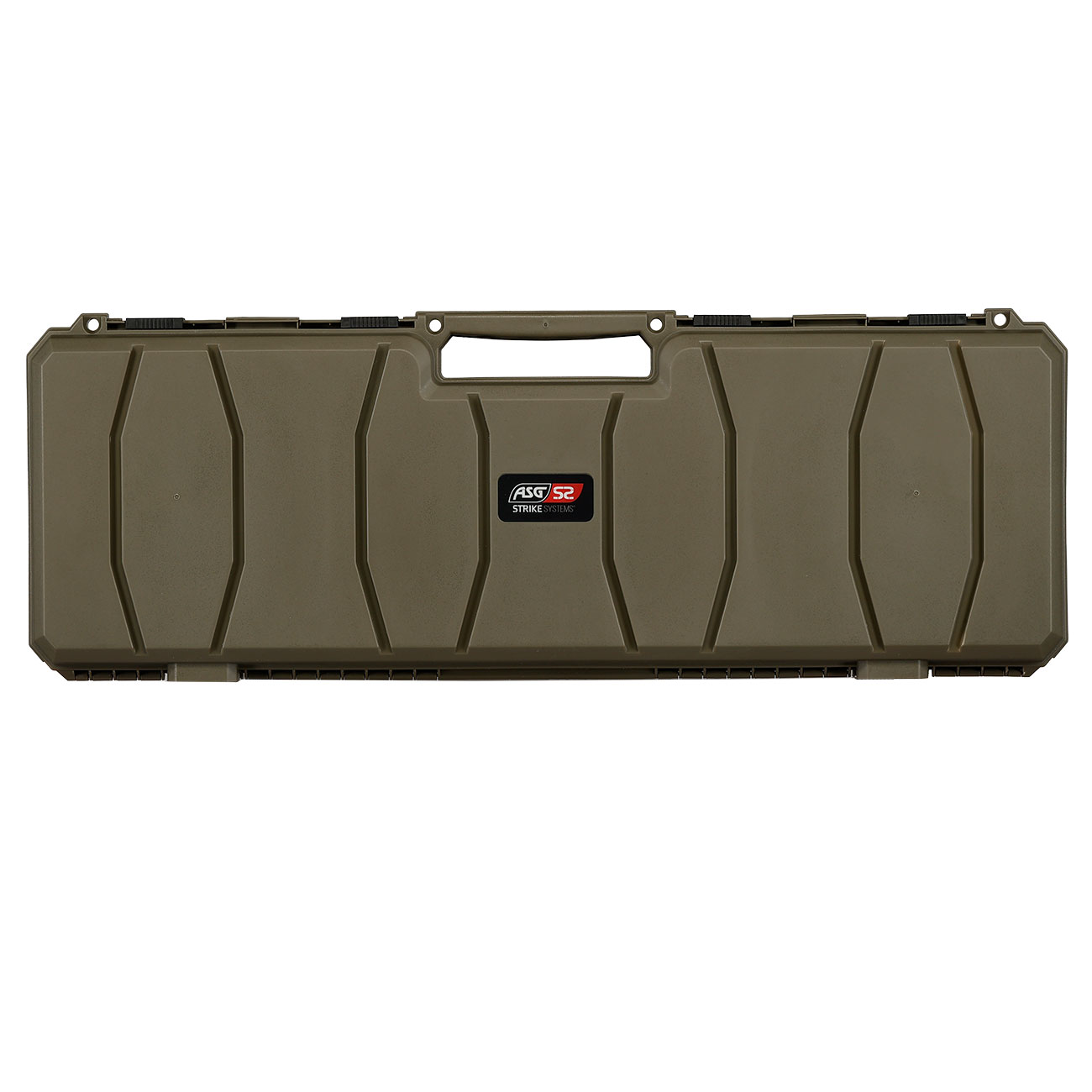ASG / Strike Systems Hard Case Waffenkoffer 100 x 35 x 10 cm Waben-Schaumstoff oliv Bild 2