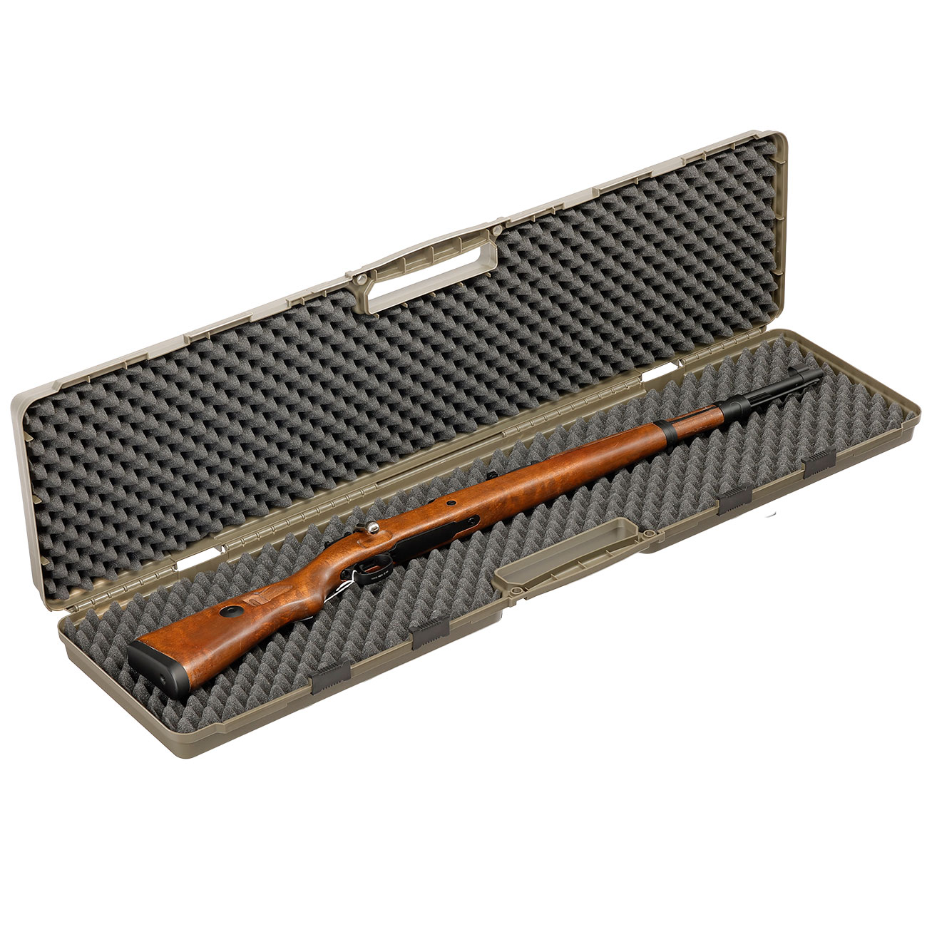 ASG / Strike Systems Hard Case Waffenkoffer 120 x 33 x 11,5 cm Waben-Schaumstoff oliv Bild 5