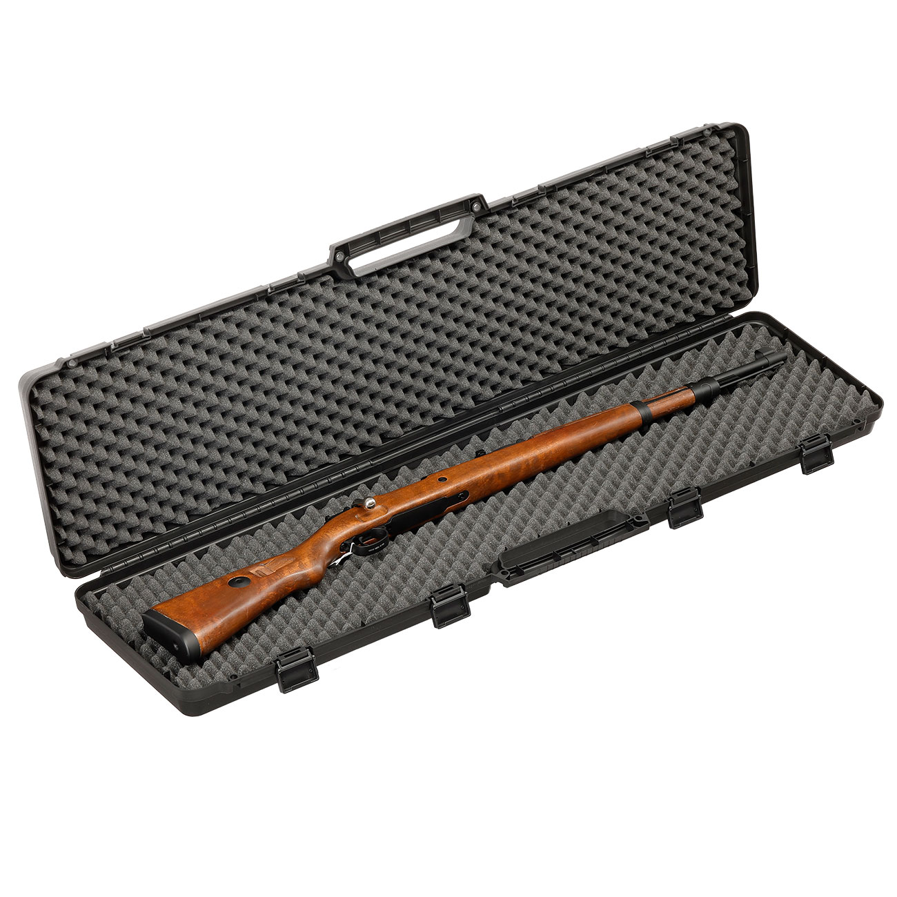 ASG / Strike Systems Hard Case Waffenkoffer 120 x 30 x 12 cm Waben-Schaumstoff schwarz Bild 5