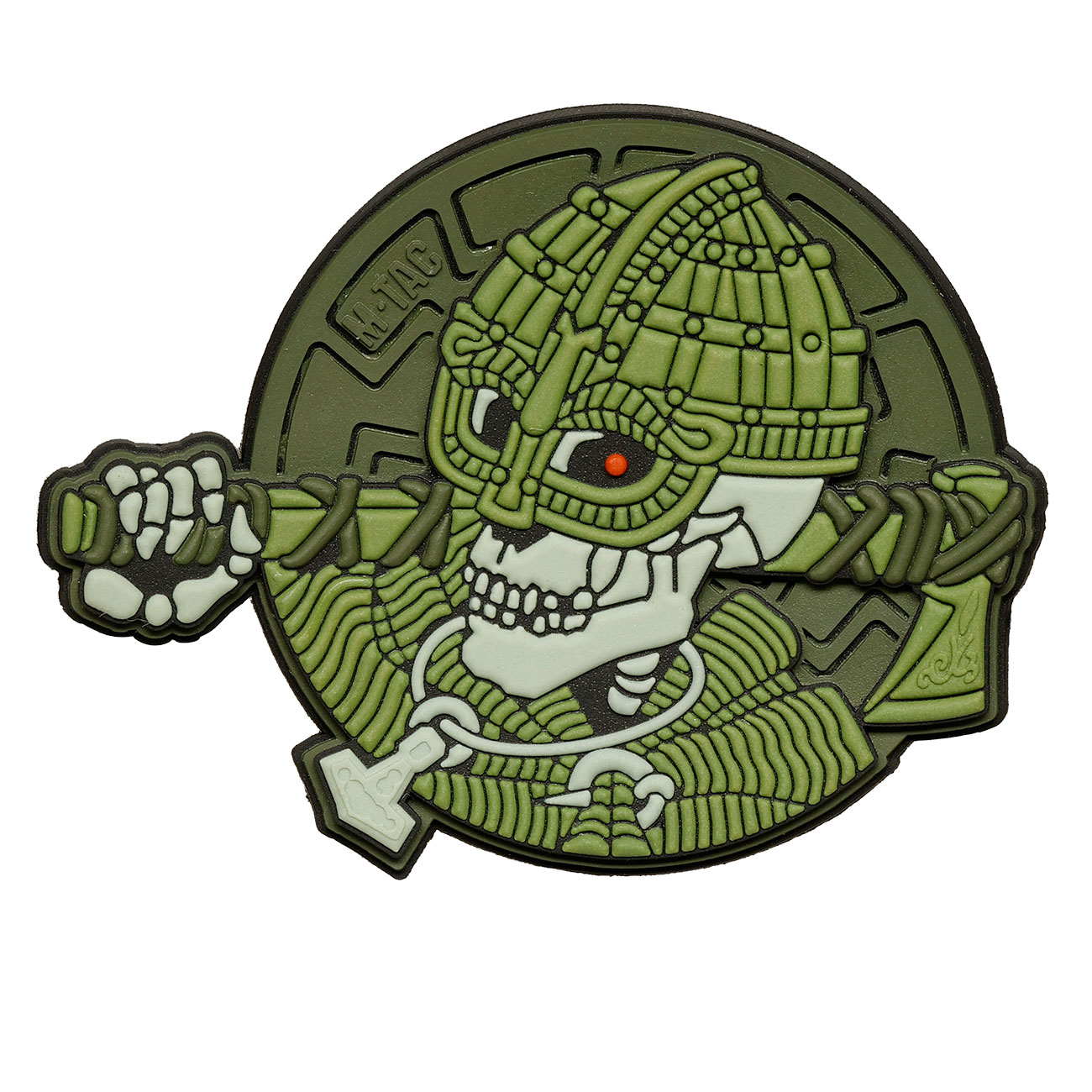 M-Tech Patch - Untoter Wikinger oliv