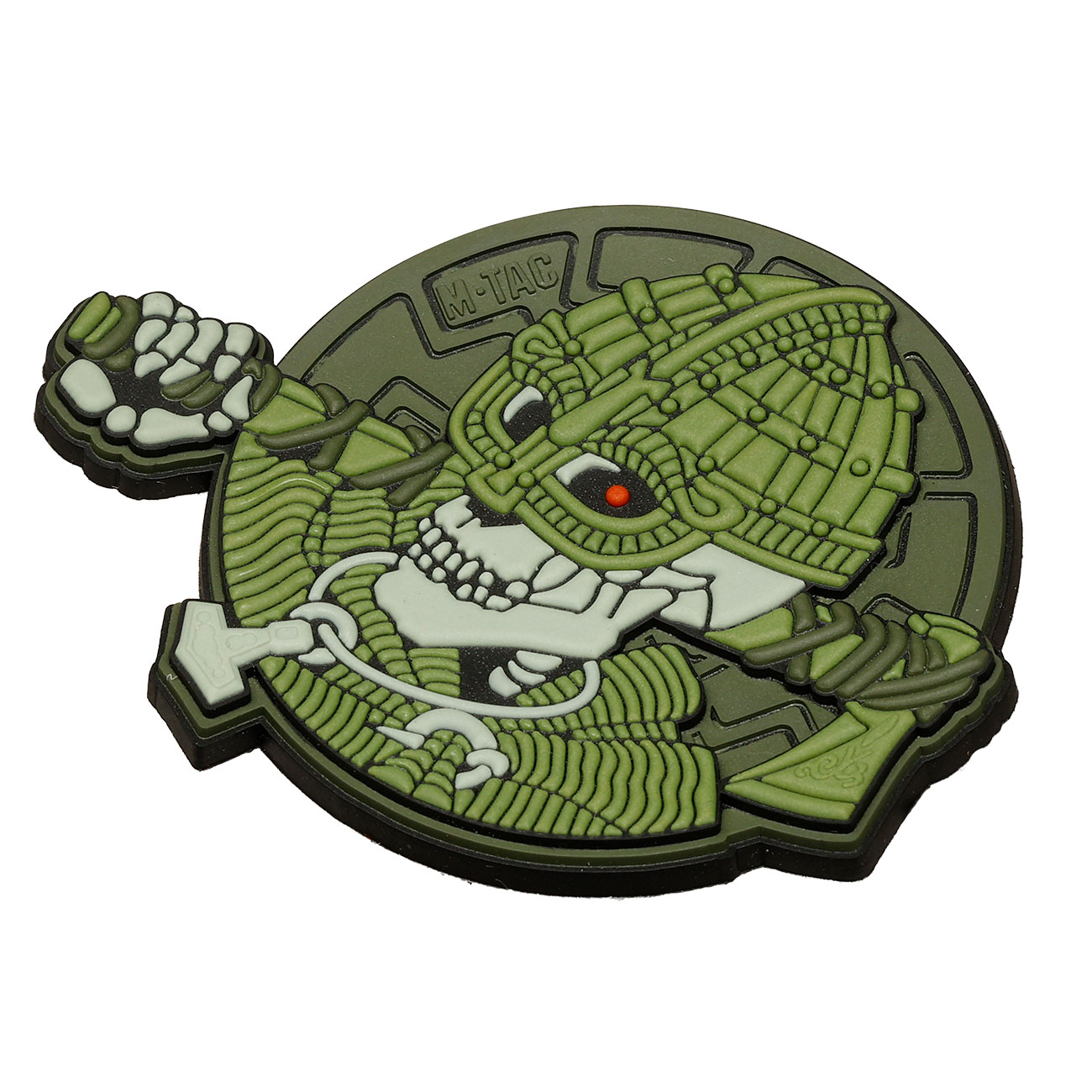 M-Tech Patch - Untoter Wikinger oliv Bild 2