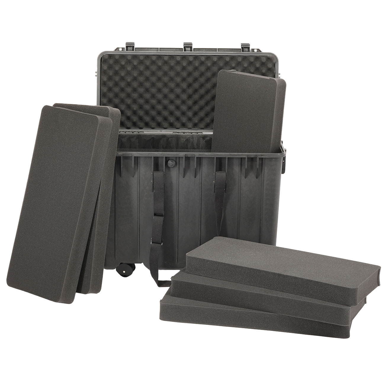 PARRA 10106 Universal Transportkoffer / Big Box Trolley 75,6 x 36,0 x 58,8 cm PnP-Schaumstoff schwarz Bild 6