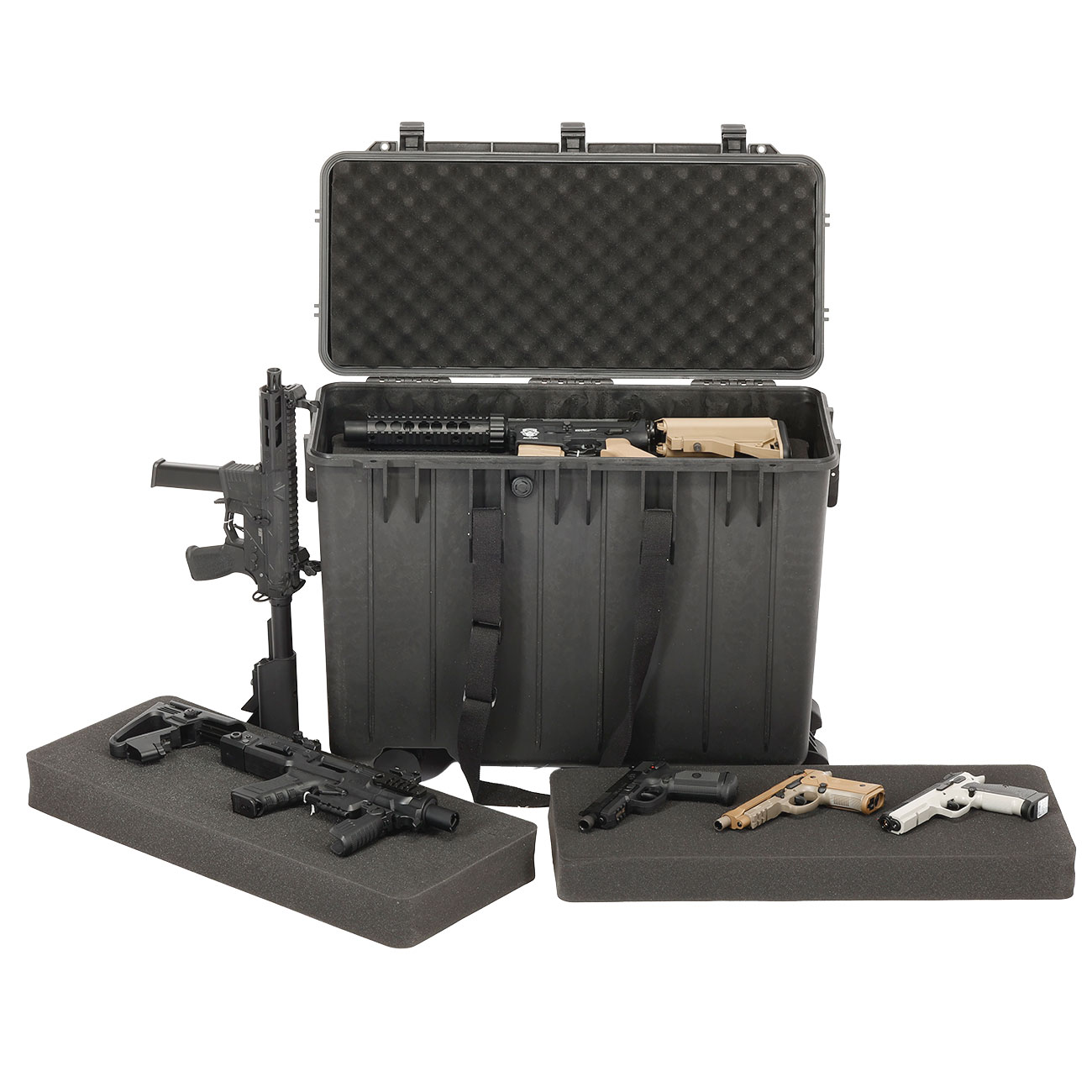 PARRA 10106 Universal Transportkoffer / Big Box Trolley 75,6 x 36,0 x 58,8 cm PnP-Schaumstoff schwarz Bild 7