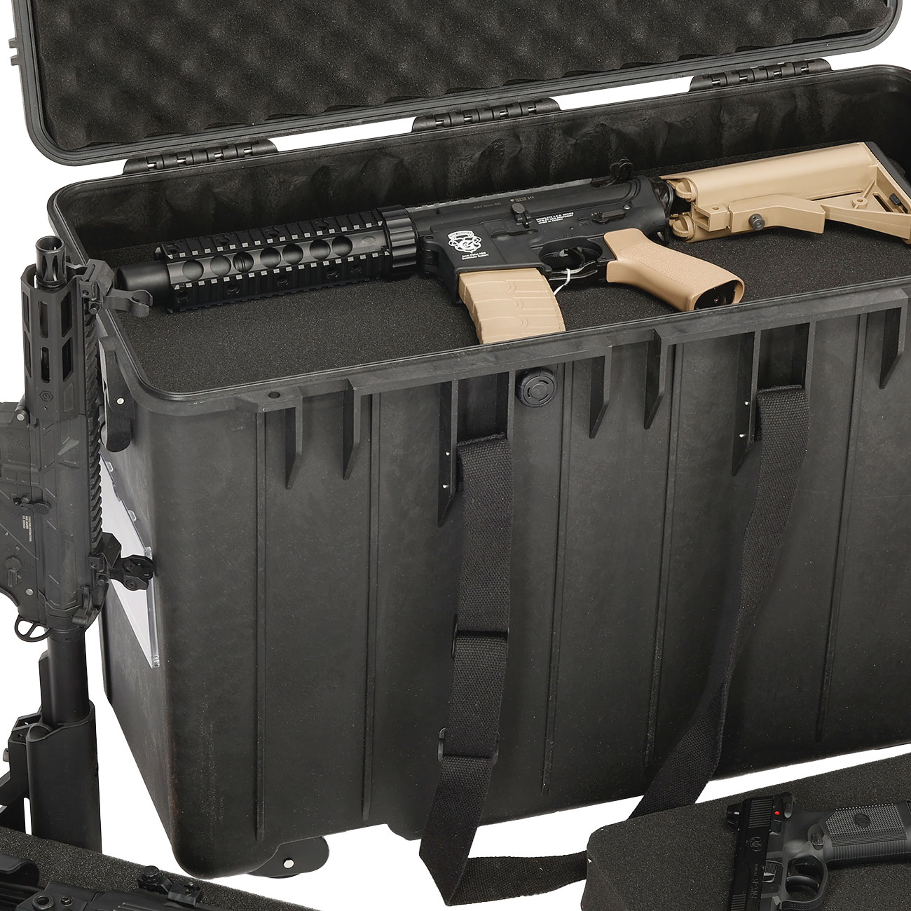 PARRA 10106 Universal Transportkoffer / Big Box Trolley 75,6 x 36,0 x 58,8 cm PnP-Schaumstoff schwarz Bild 8