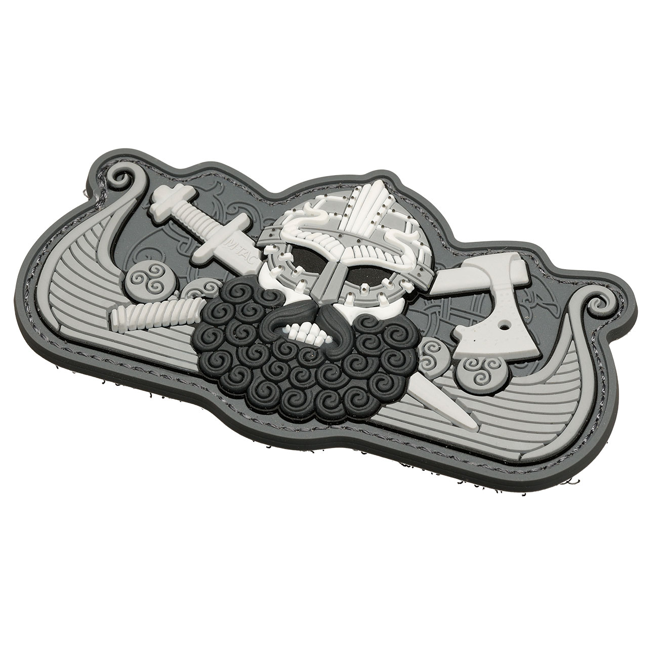 M-Tac  -Viking's Drakkar Patch schwarz/grau Bild 1