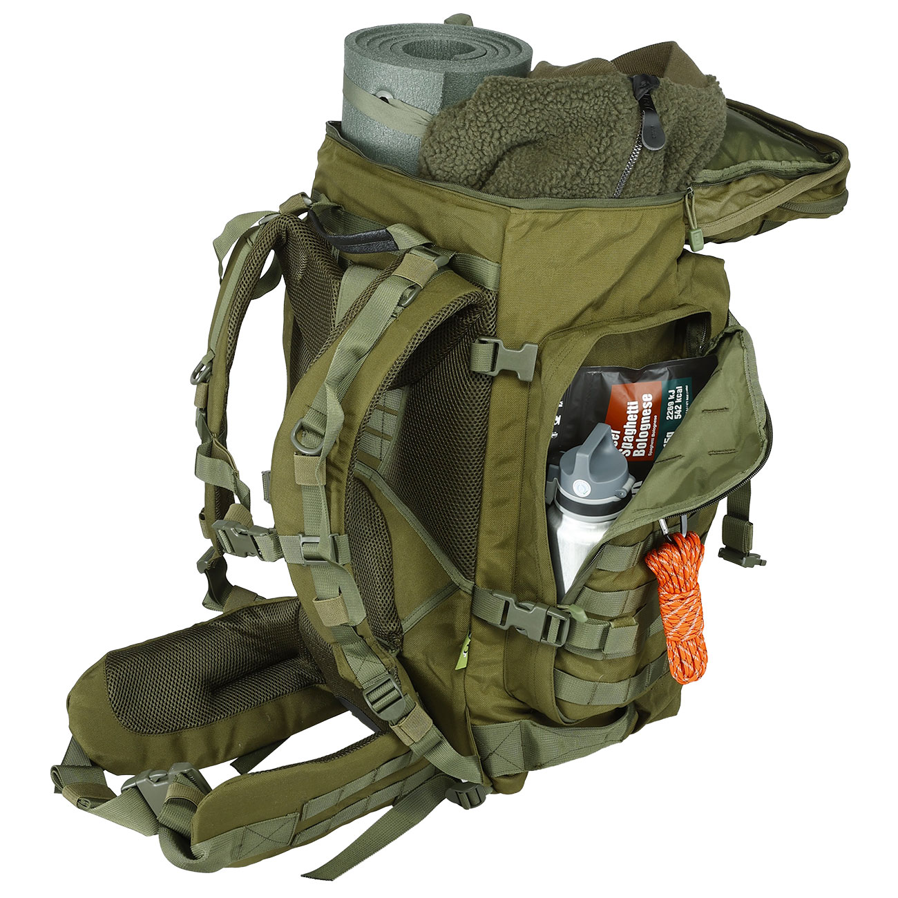Outac Rucksack Multirole 80 Liter oliv Bild 11