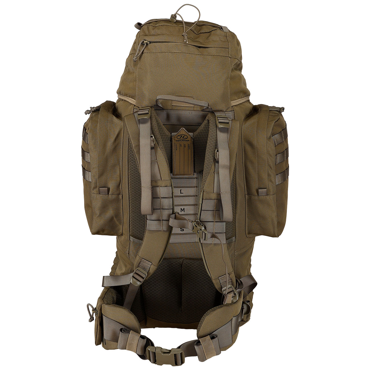 Highlander Forces Elite Rucksack 66 Liter oliv Bild 5