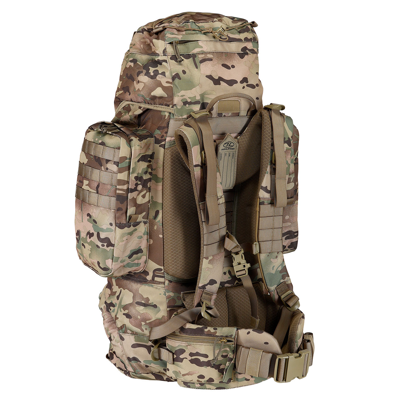 Highlander Forces Elite Rucksack 66 Liter tarnfarben (HMTC) Bild 4
