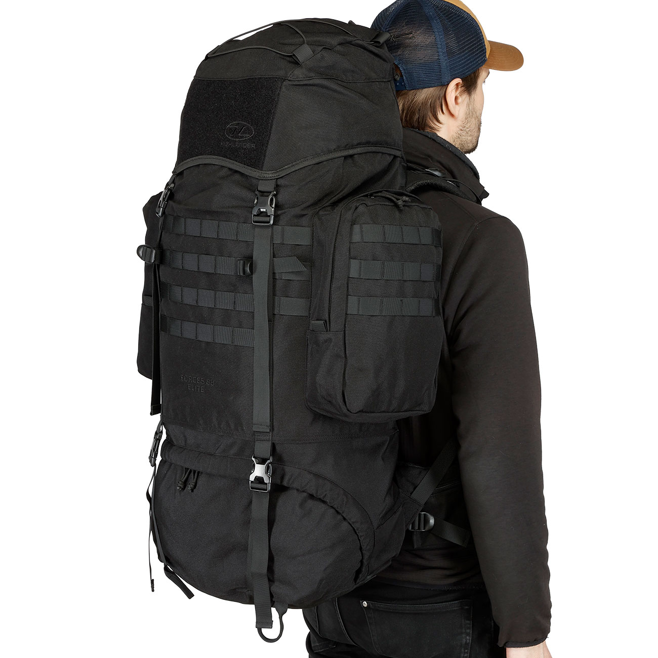 Highlander Forces Elite Rucksack 88 Liter schwarz Bild 8