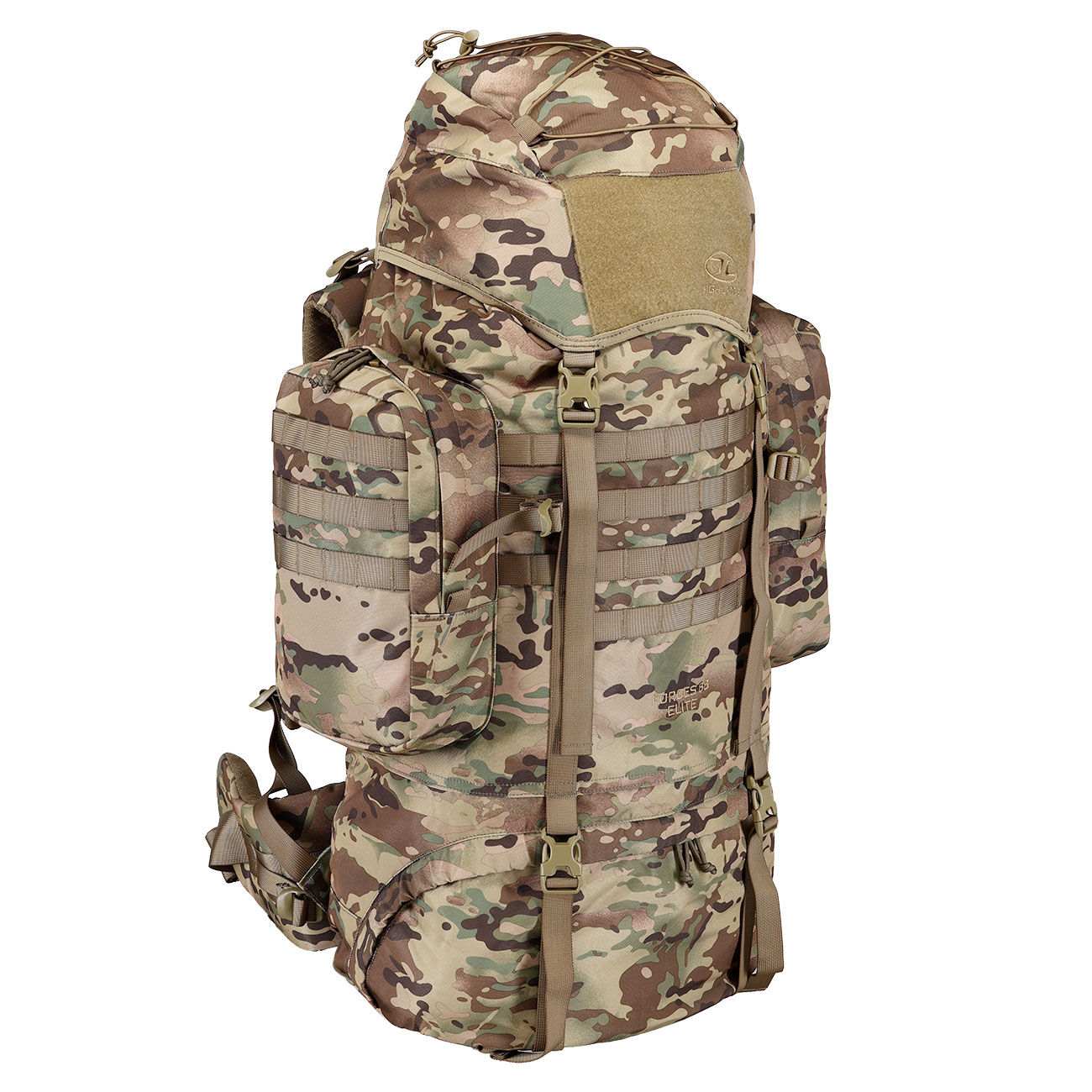 Highlander Forces Elite Rucksack 88 Liter tarnfarben (HMTC)