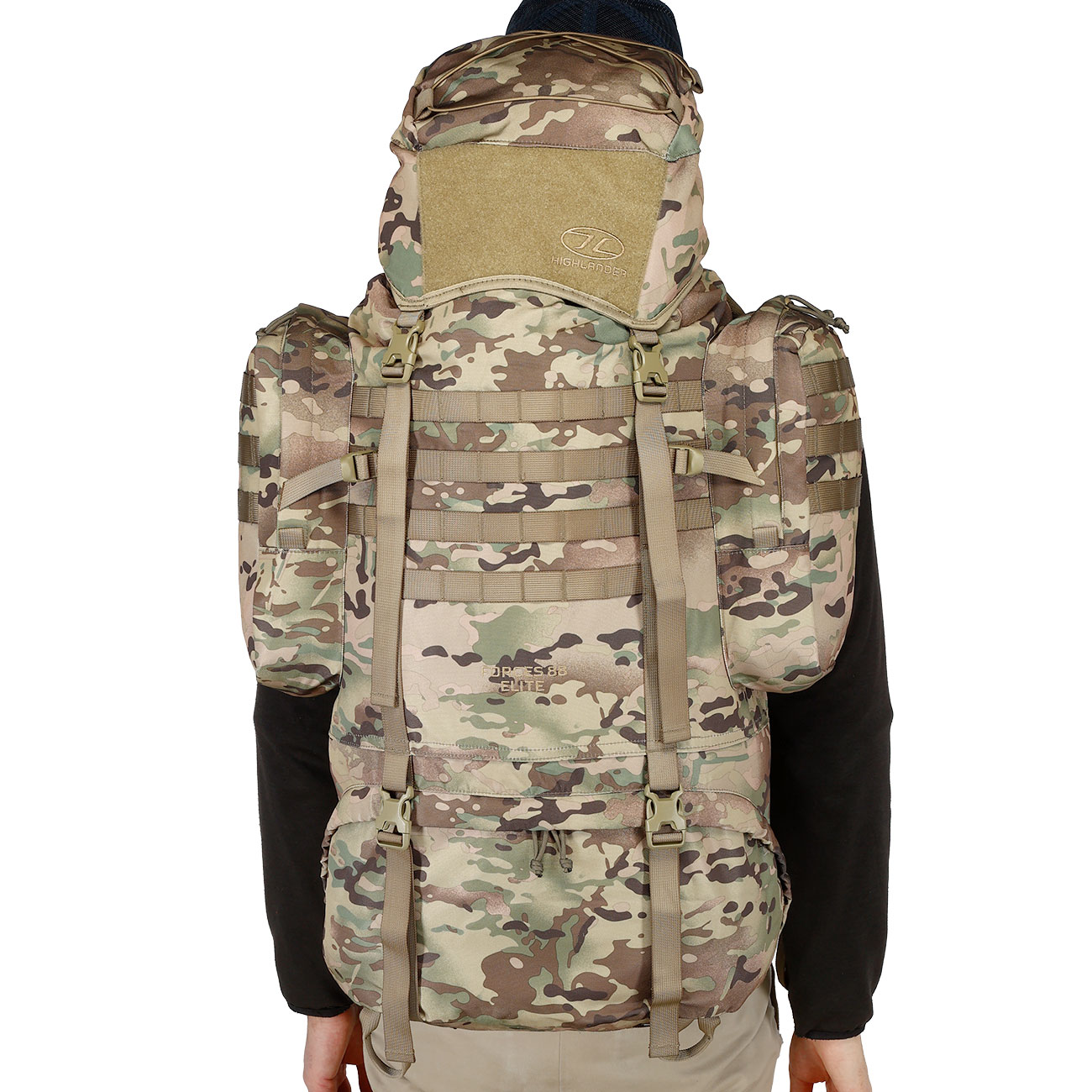 Highlander Forces Elite Rucksack 88 Liter tarnfarben (HMTC) Bild 9