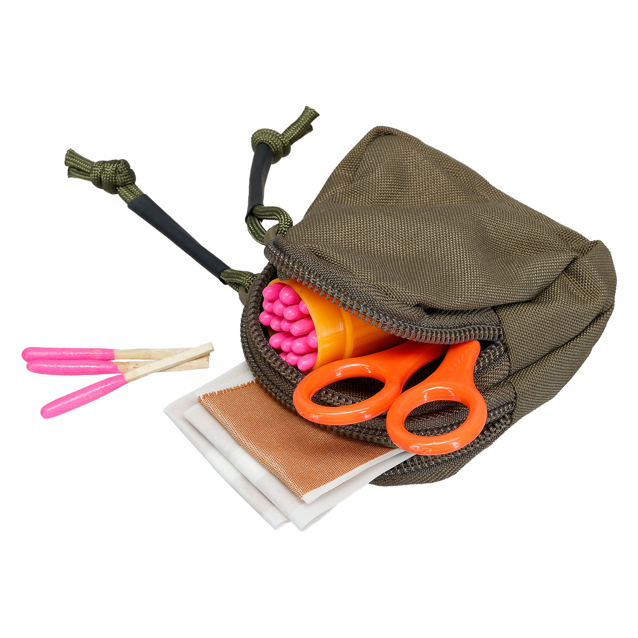 101INC Tactical Tasche klein mit G�rtelschlaufe oliv Bild 4