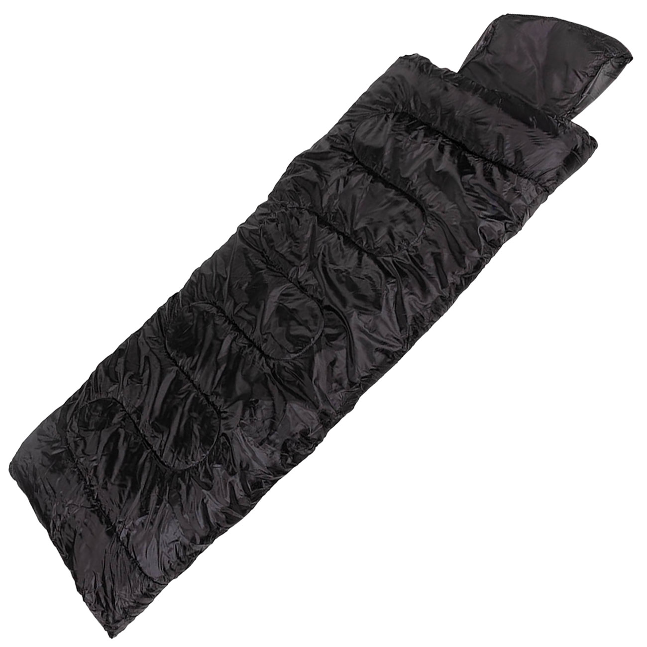 MFH Israelischer Pilotenschlafsack 2 lagig mit Kopfkissen schwarz