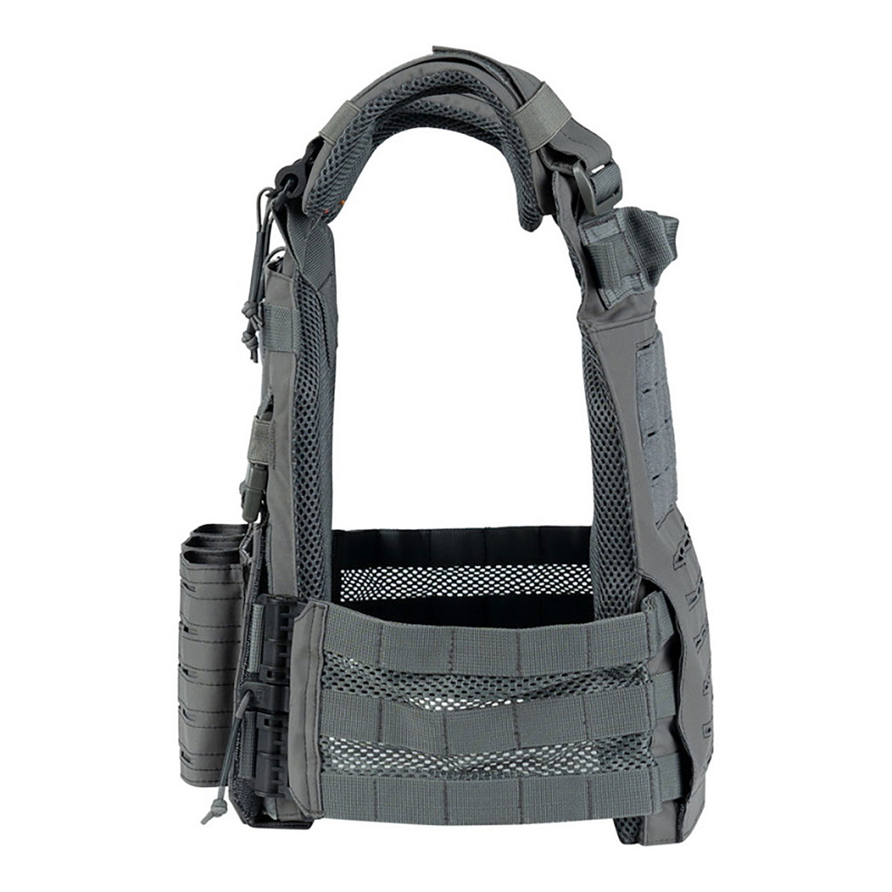 101 INC Weste Lasercut  mit QR Plattentr�gern grau inkl. Dummy-Platten Bild 3