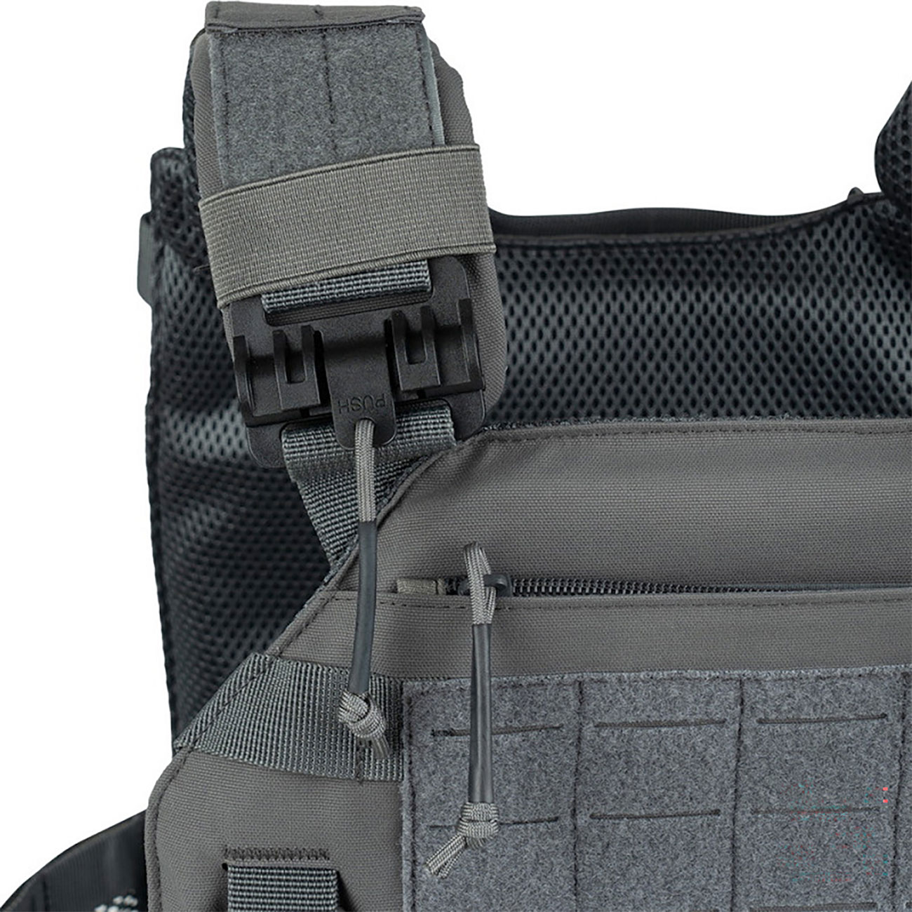 101 INC Weste Lasercut  mit QR Plattentr�gern grau inkl. Dummy-Platten Bild 8