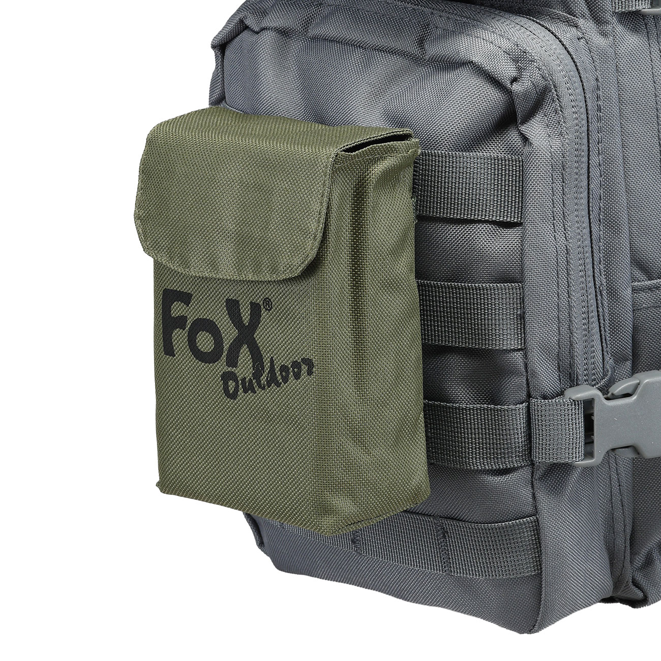 Fox Outdoor Thermositzkissen faltbar mit Molle-Tasche oliv Bild 11