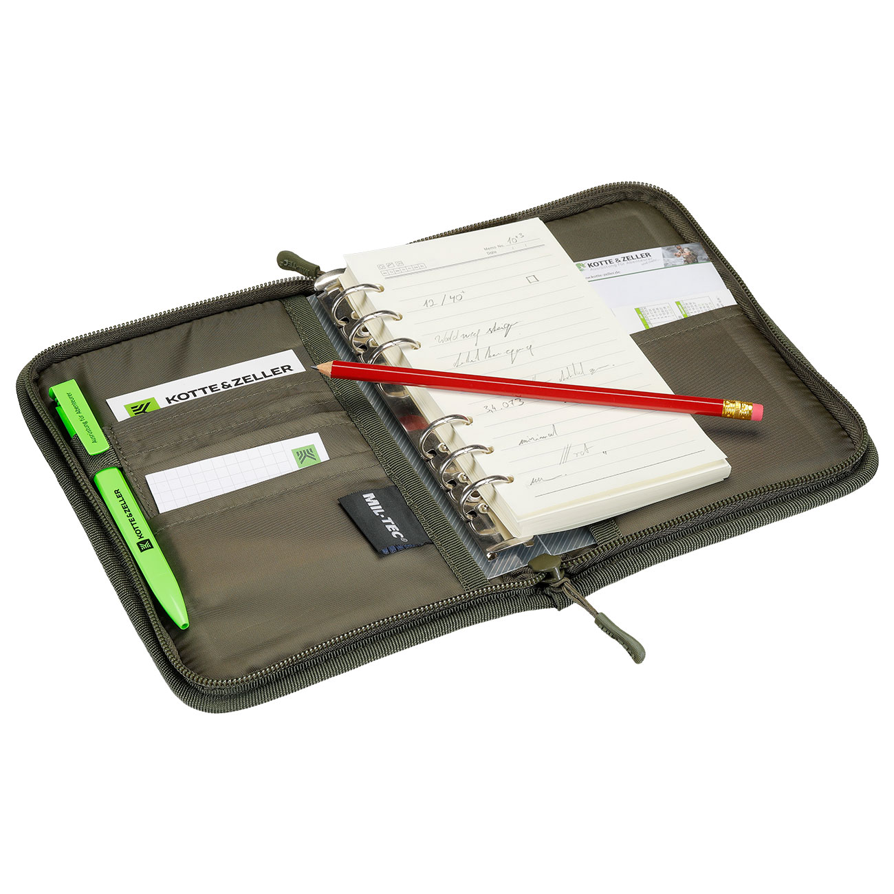 Mil-Tec taktisches Notizbuch Hextac klein oliv Bild 8