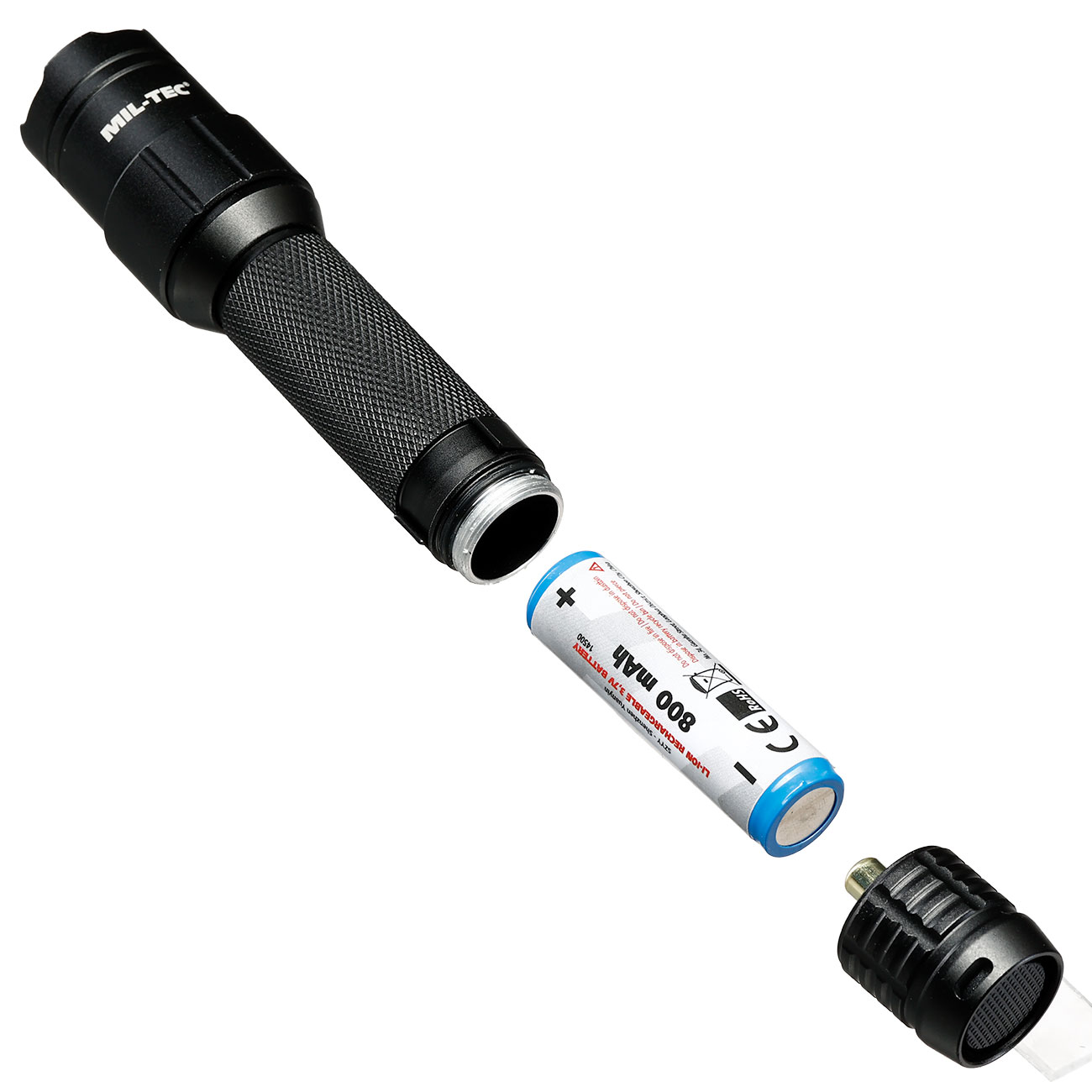 MIL-TEC Stablampe Tactical aufladbar 450 Lumen Bild 6