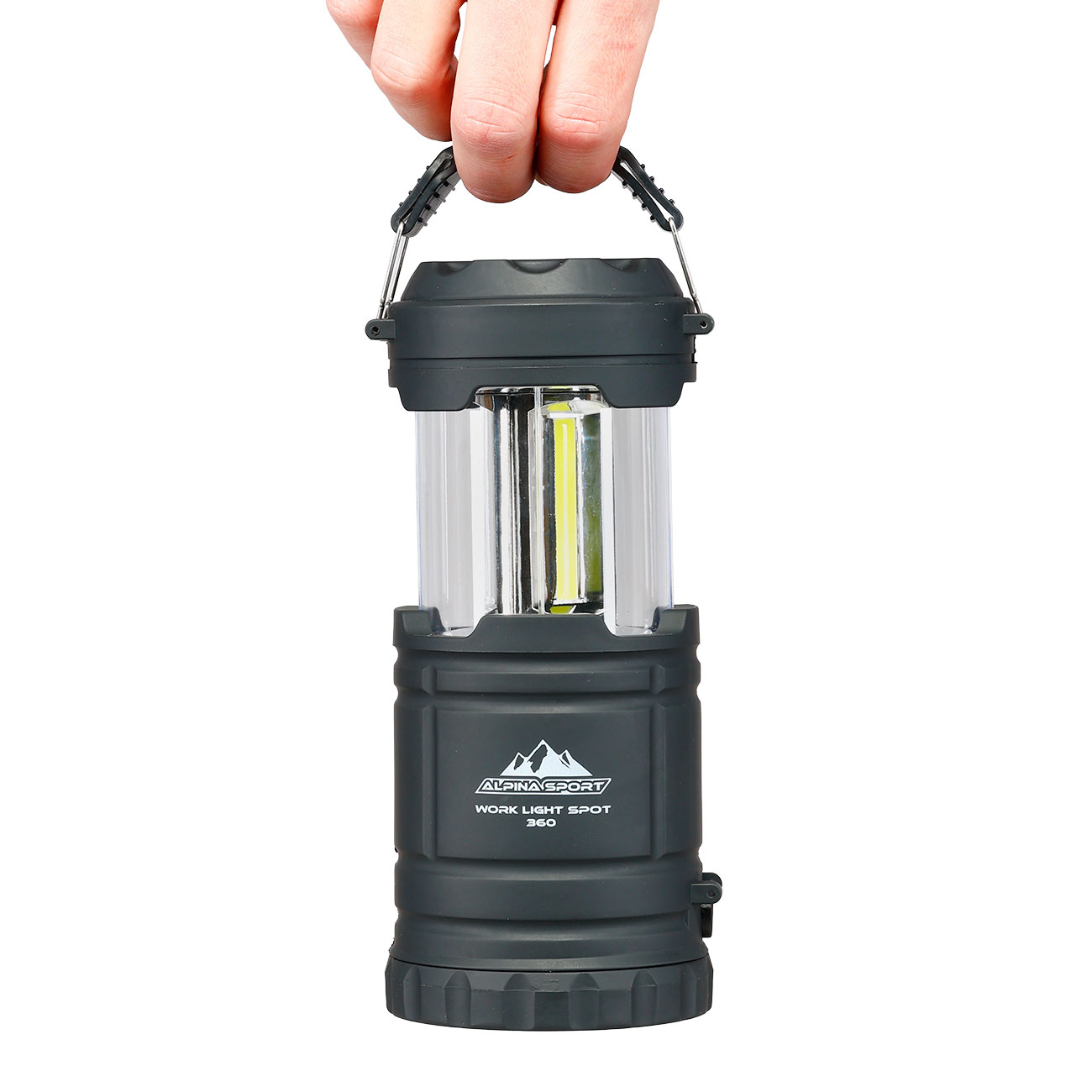 Alpina Sport Work Light Spot 360 LED Universal Arbeits- und Campingleuchte 240 Lumen schwarz Bild 9