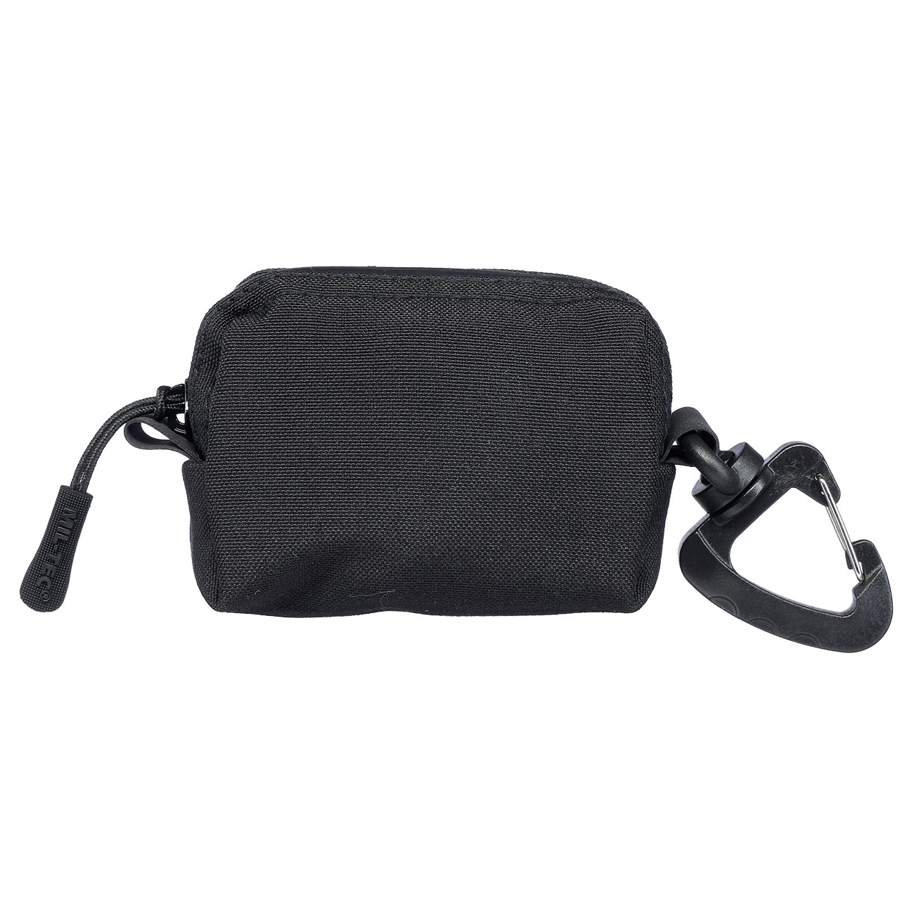MIL-TEC Praktische Mini-Tasche mit Rei�verschluss und Karabiner schwarz Bild 1
