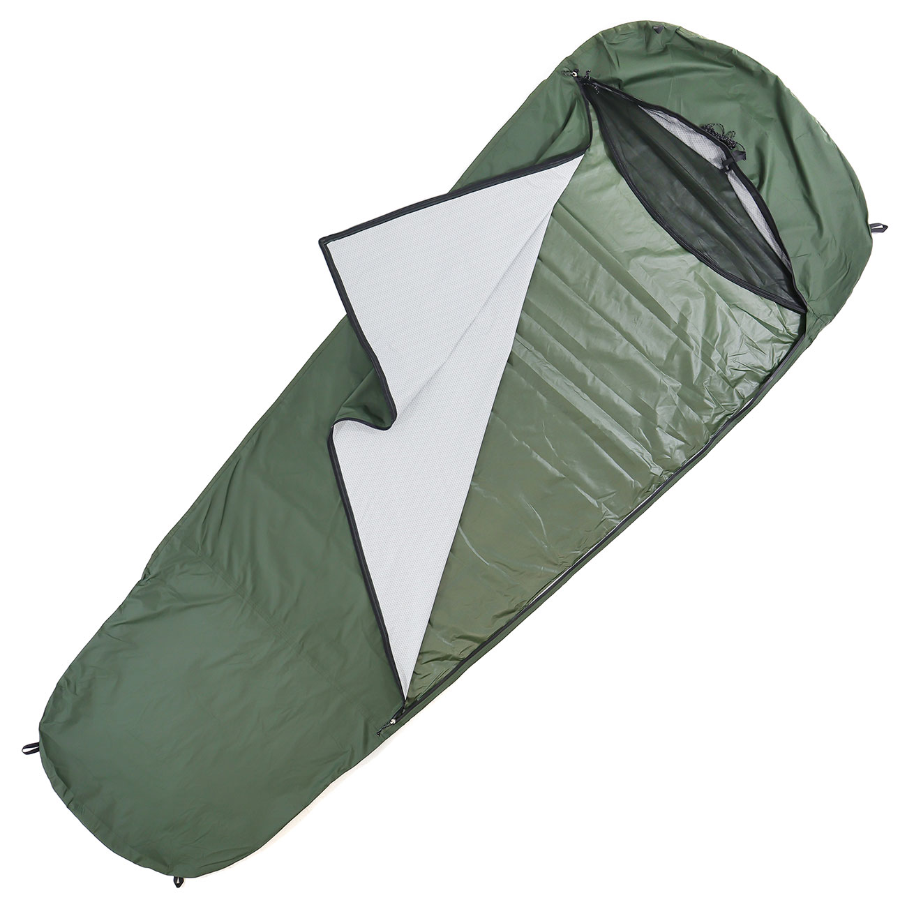  Der OriginOutdoors Biwacksack mit Moskitonetz und einer Wassers�ule von 10.000 mm ist der optimale Schutz vor N�ss Bild 1