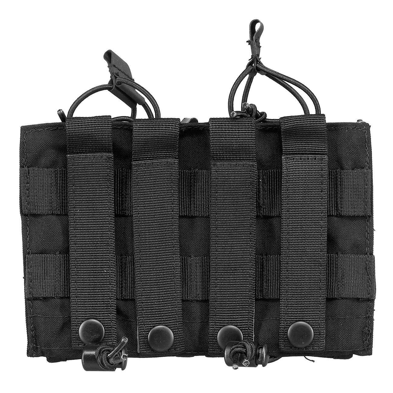 Mil-Tec Magazintasche Open Top Flex Double schwarz Bild 1