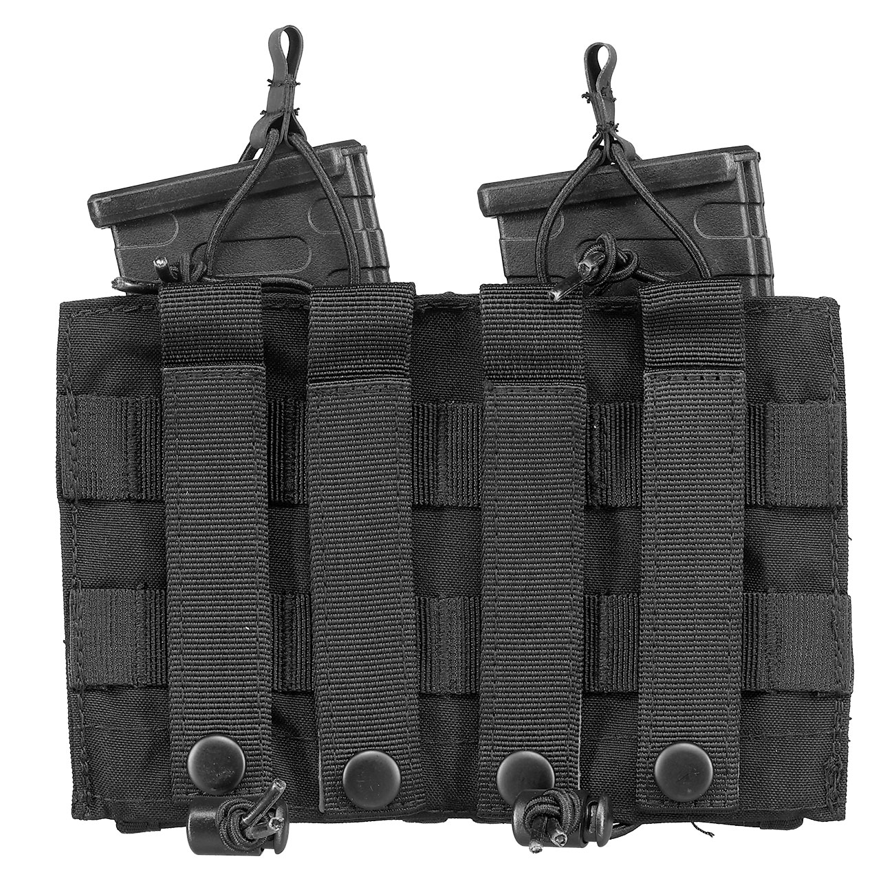 Mil-Tec Magazintasche Open Top Flex Double schwarz Bild 5