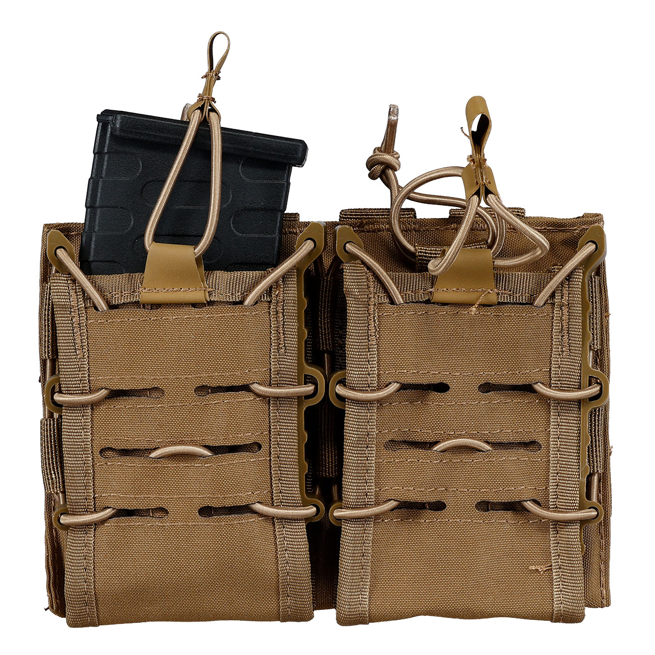 Mil-Tec Magazintasche Open Top Flex Double dark coyote Bild 2
