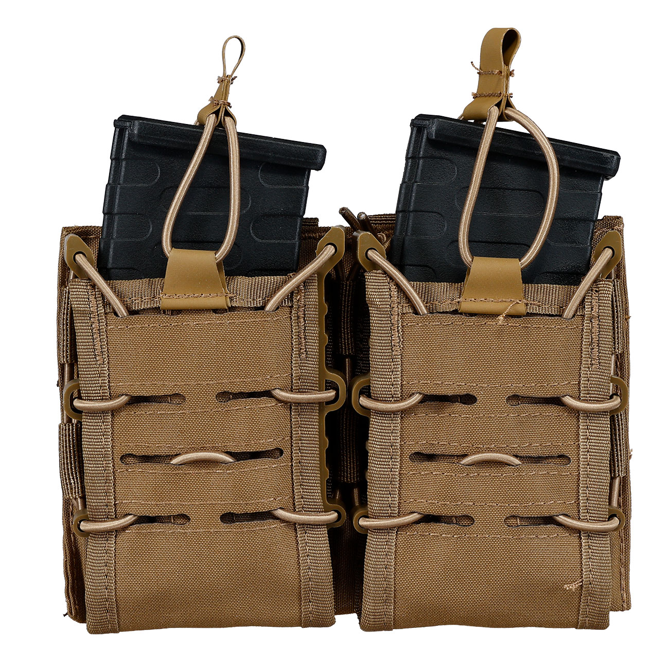 Mil-Tec Magazintasche Open Top Flex Double dark coyote Bild 3
