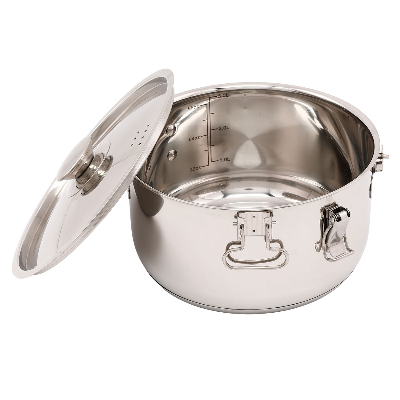 Origin Outdoors Kochtopf Multitopf 4 in 1 mit Deckel 3 Liter Edelstahl Bild 1