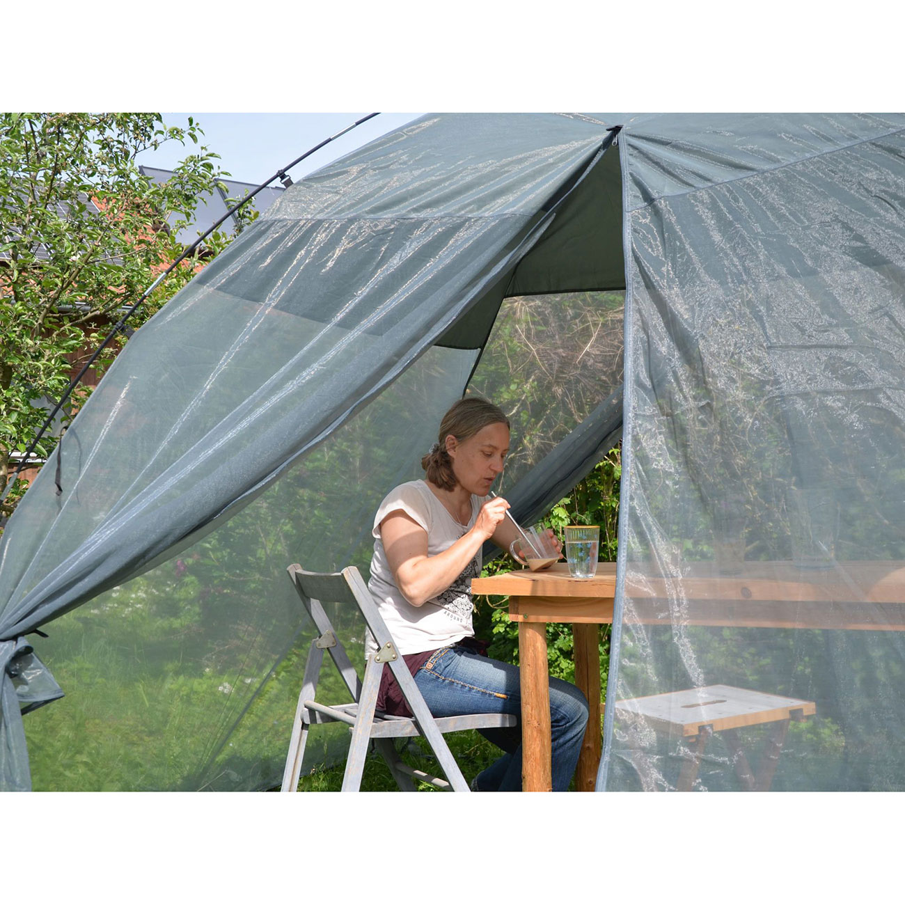 Brettschneider Moskitozelt Picnic gr�n-grau Bild 2